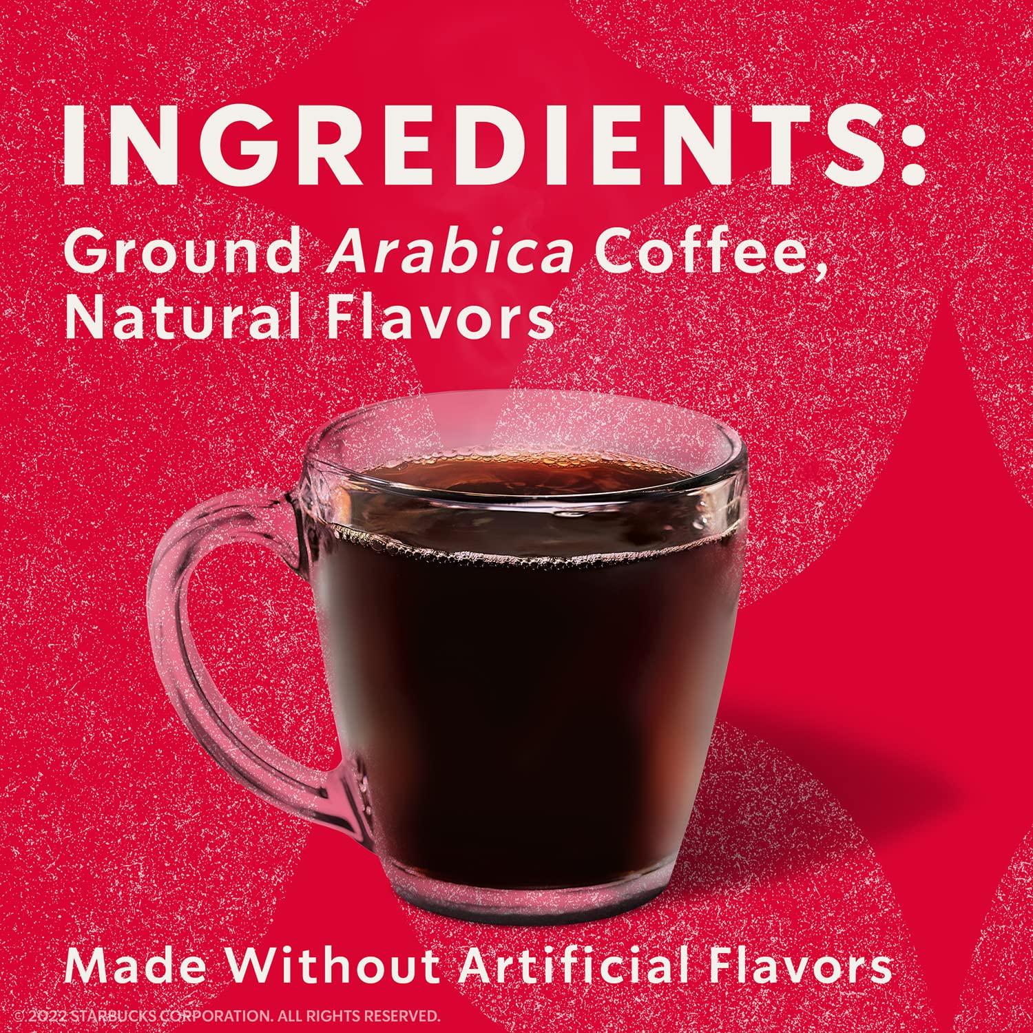 imageStarbucks Ground Coffee Blonde Roast Hot or Iced Coffee Veranda Blend Six 12 oz BagsPeppermint Mocha