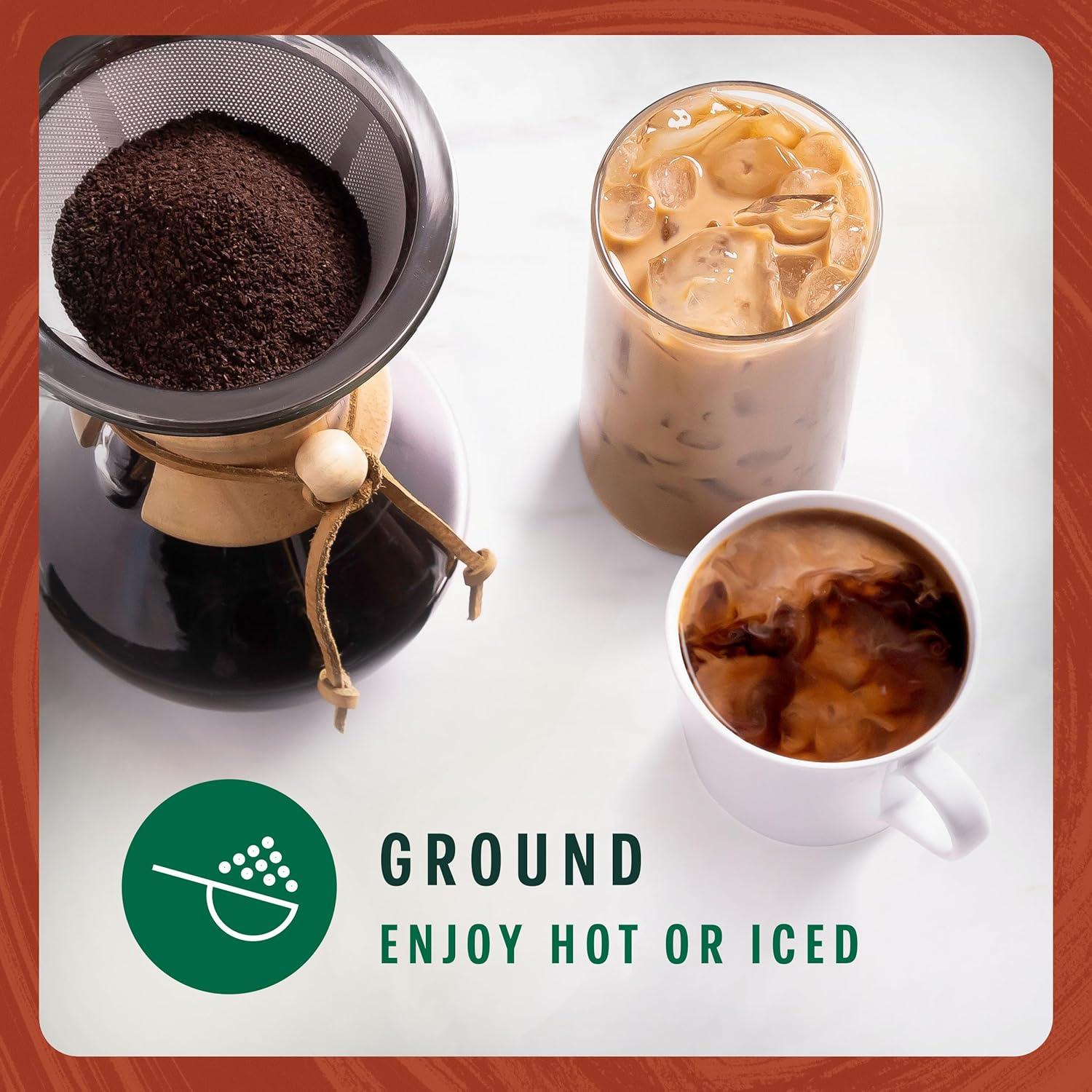 imageStarbucks Ground Coffee Blonde Roast Hot or Iced Coffee Veranda Blend Six 12 oz BagsPumpkin Spice