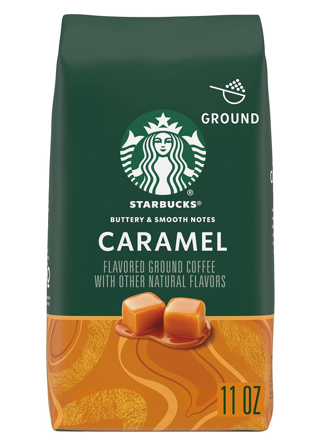 imageStarbucks Ground Coffee Medium Roast Coffee Decaf Pike Place Roast 100 Arabica 3 bags 12 oz eachCaramel