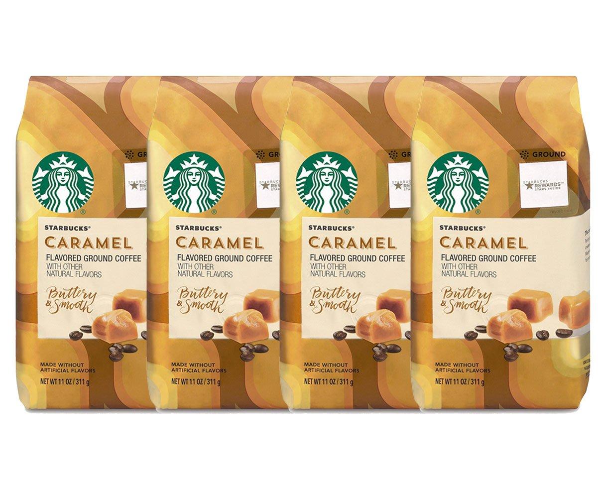imageStarbucks Ground Coffee Medium Roast Coffee Decaf Pike Place Roast 100 Arabica 3 bags 12 oz eachCaramel