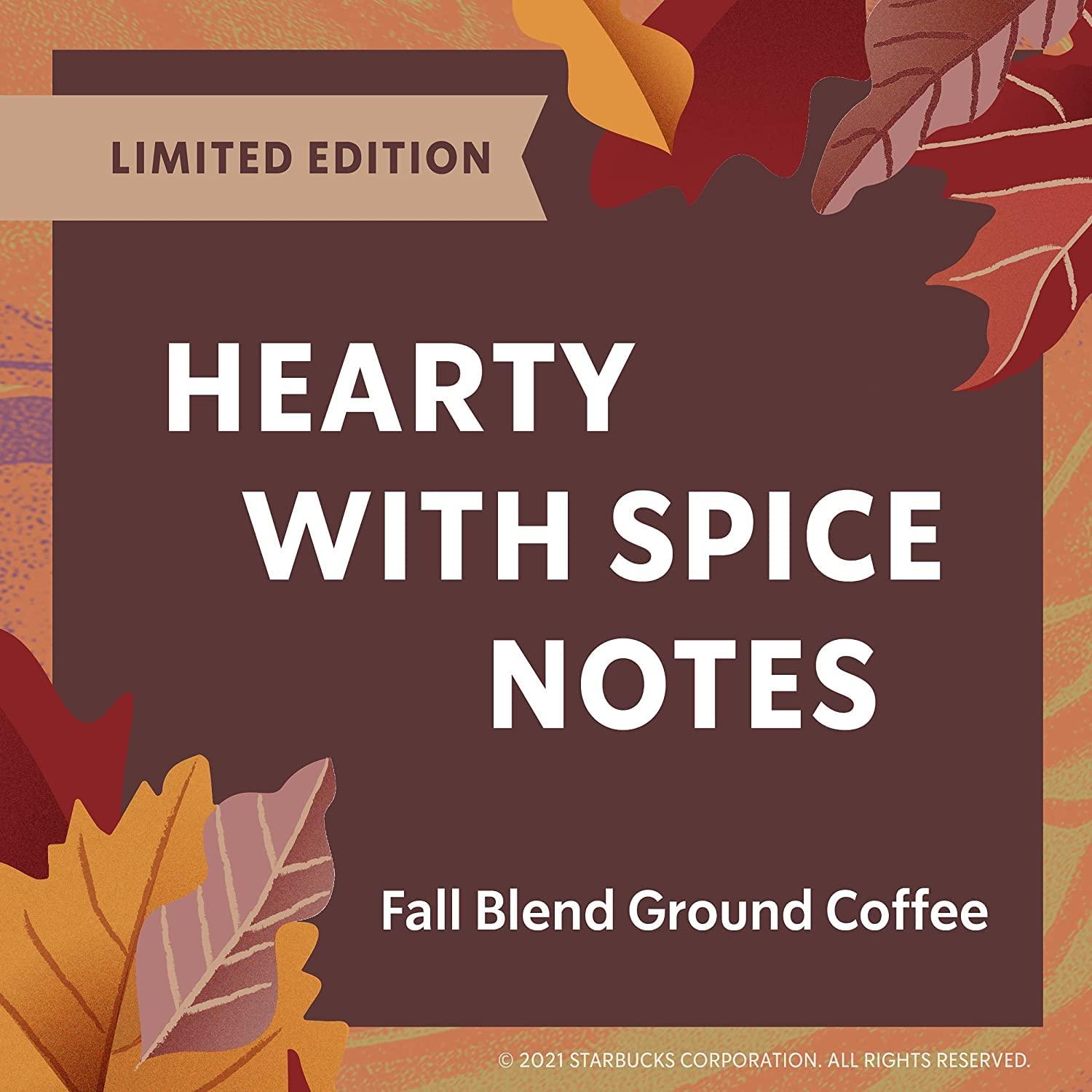 imageStarbucks Ground Coffee Medium Roast Coffee Decaf Pike Place Roast 100 Arabica 3 bags 12 oz eachFall Blend