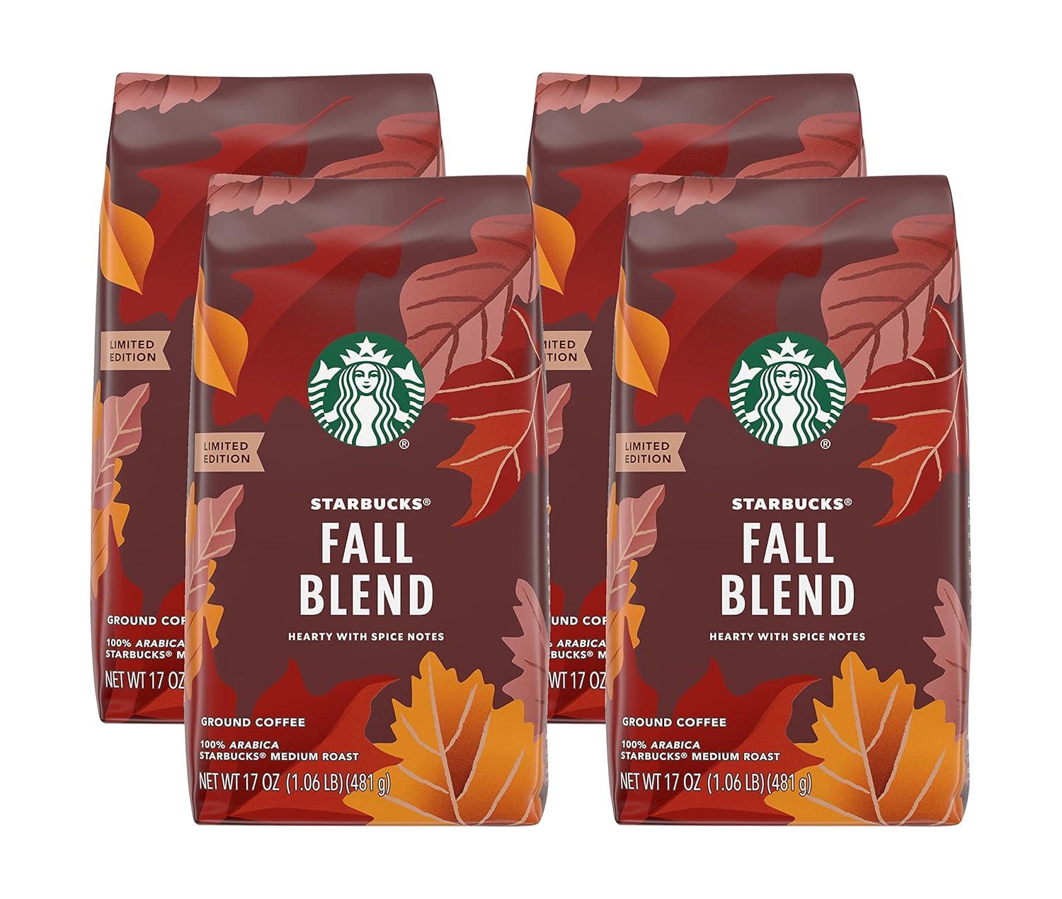 imageStarbucks Ground Coffee Medium Roast Coffee Decaf Pike Place Roast 100 Arabica 3 bags 12 oz eachFall Blend