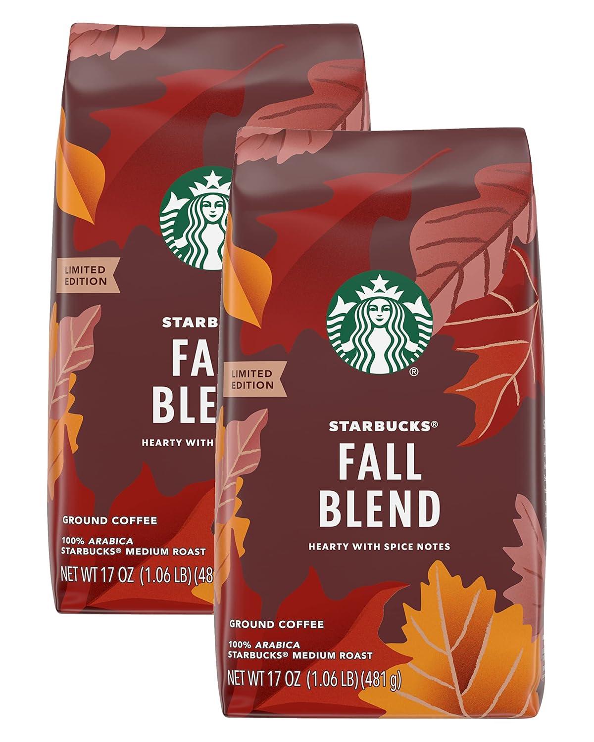 imageStarbucks Ground Coffee Medium Roast Coffee Decaf Pike Place Roast 100 Arabica 3 bags 12 oz eachFall Blend