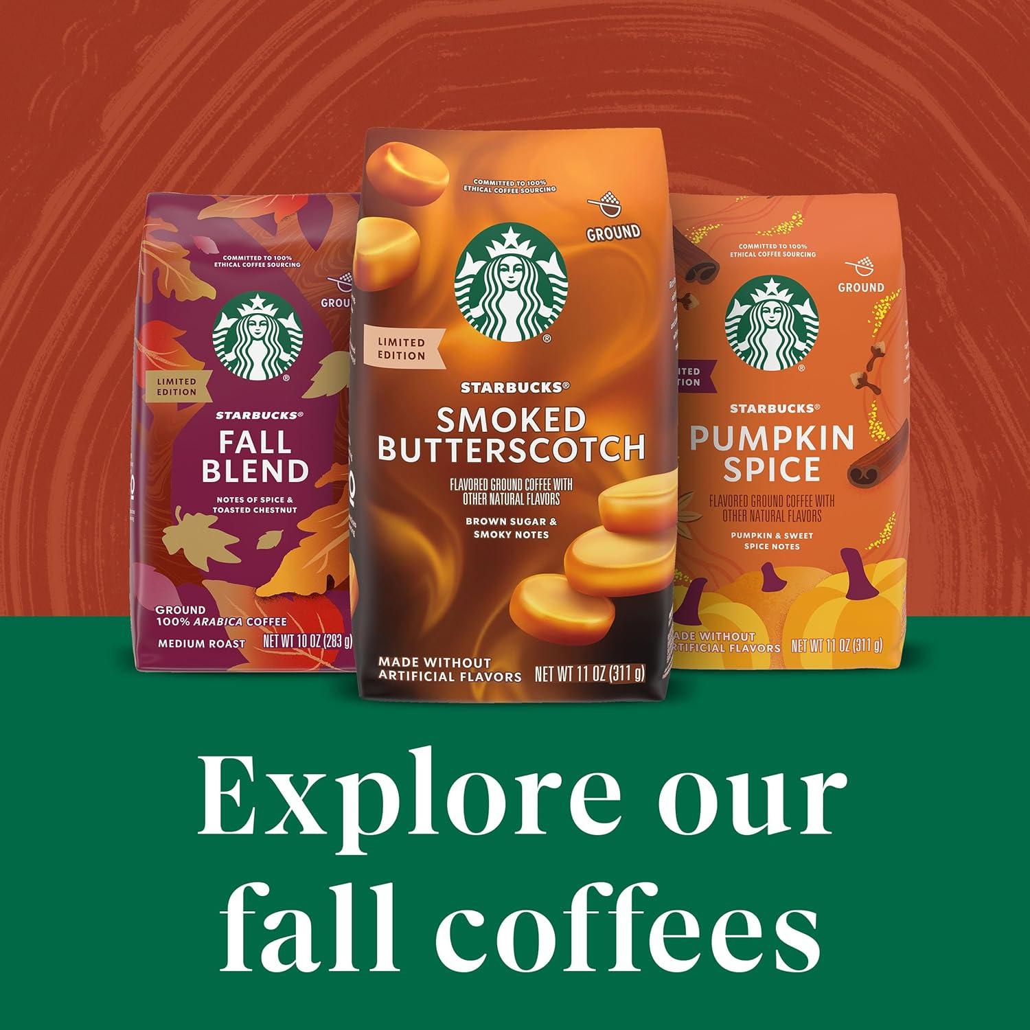imageStarbucks Ground Coffee Medium Roast Coffee Decaf Pike Place Roast 100 Arabica 3 bags 12 oz eachFall Blend