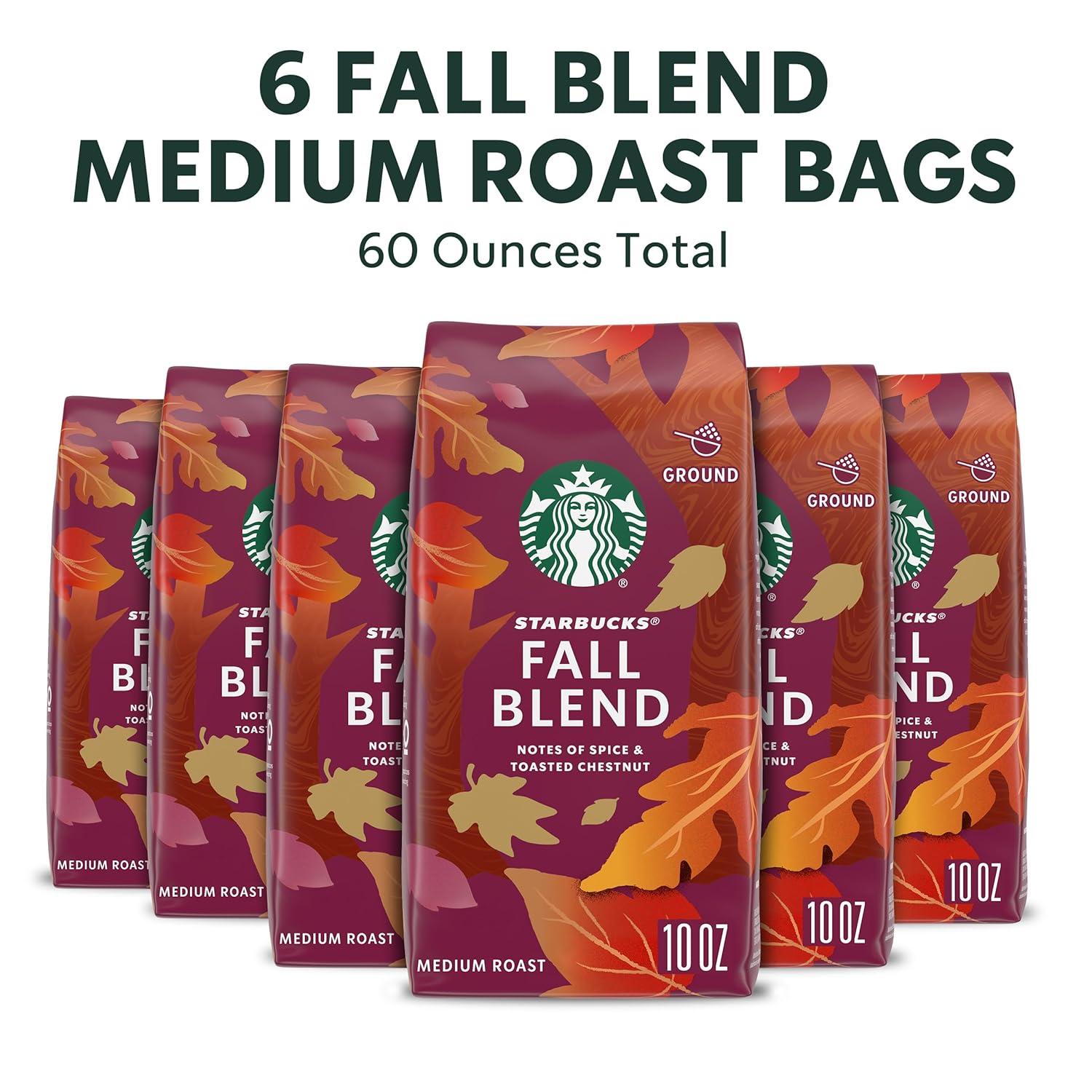 imageStarbucks Ground Coffee Medium Roast Coffee Decaf Pike Place Roast 100 Arabica 3 bags 12 oz eachFall Blend