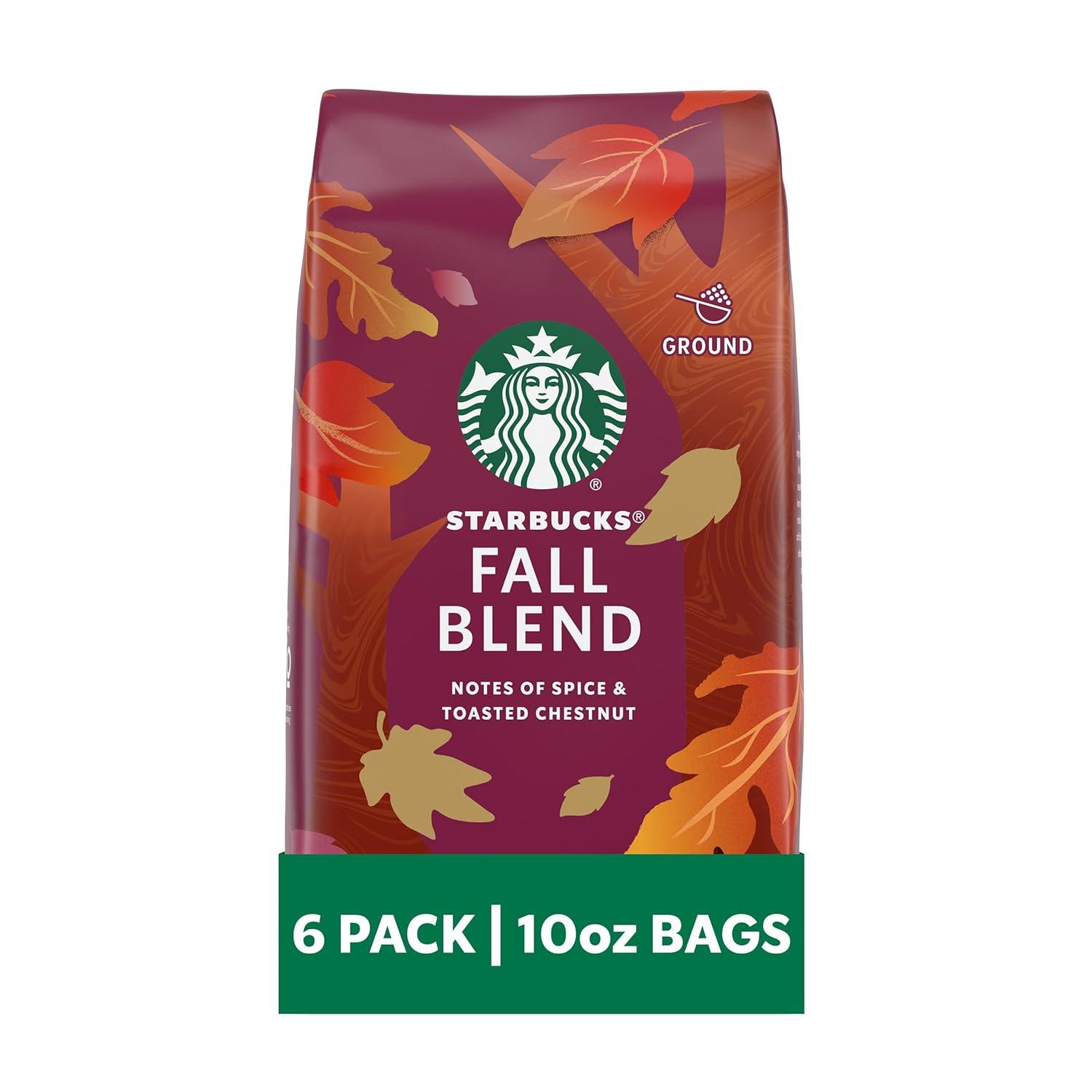 imageStarbucks Ground Coffee Medium Roast Coffee Decaf Pike Place Roast 100 Arabica 3 bags 12 oz eachFall Blend