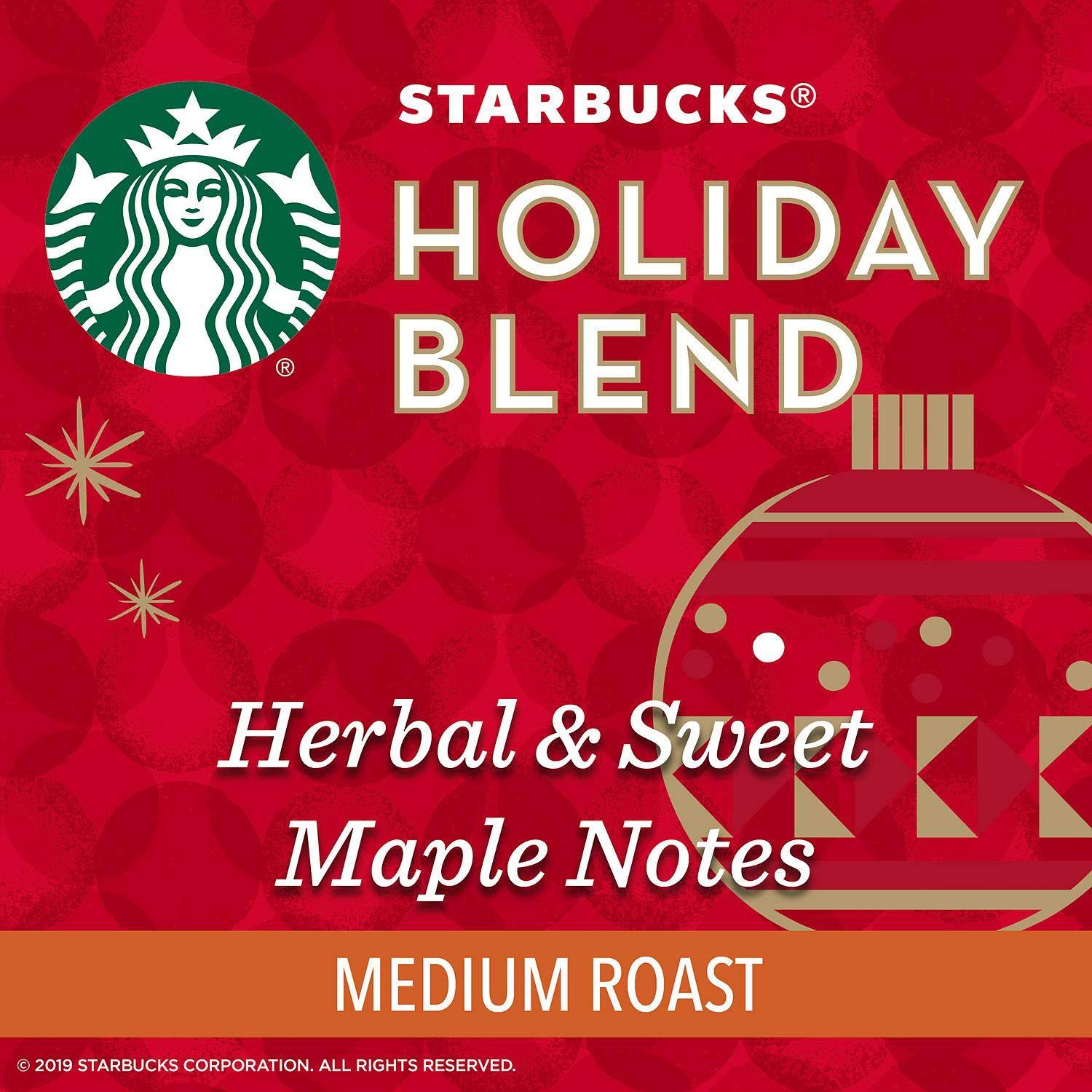 imageStarbucks Ground Coffee Medium Roast Coffee Decaf Pike Place Roast 100 Arabica 3 bags 12 oz eachHoliday Blend