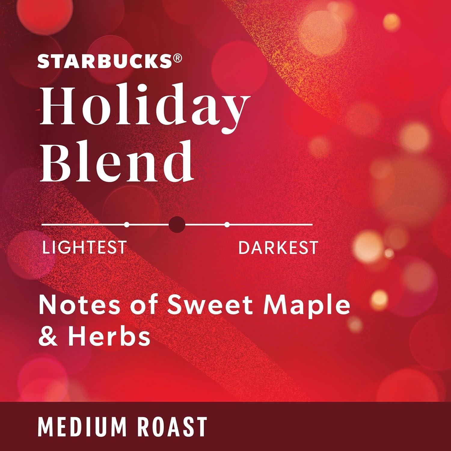 imageStarbucks Ground Coffee Medium Roast Coffee Decaf Pike Place Roast 100 Arabica 3 bags 12 oz eachHoliday Blend