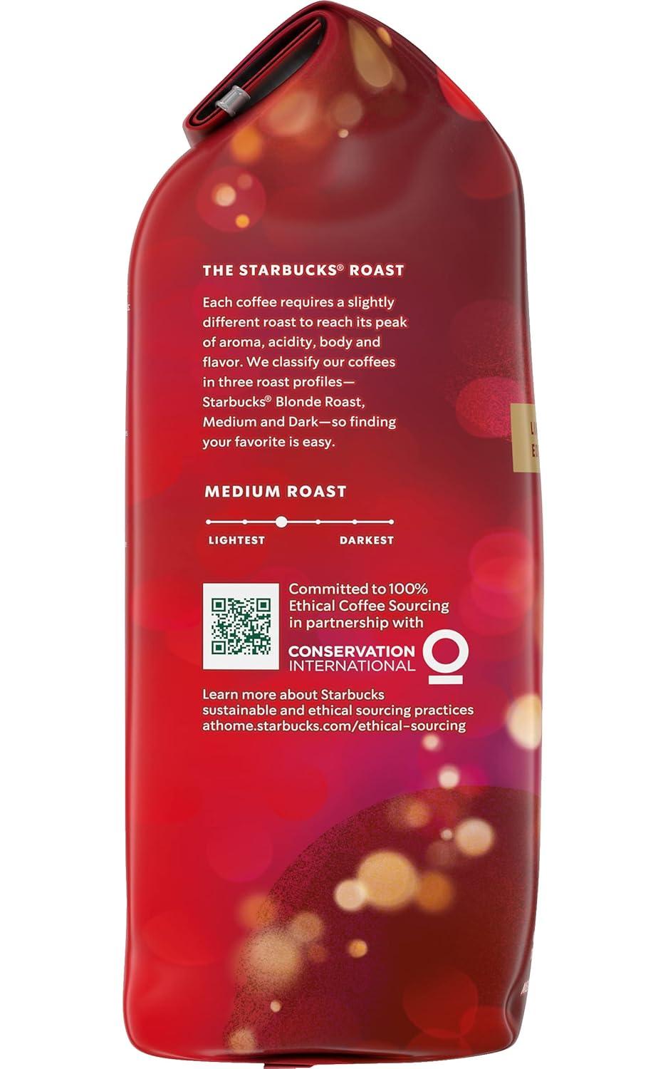 imageStarbucks Ground Coffee Medium Roast Coffee Decaf Pike Place Roast 100 Arabica 3 bags 12 oz eachHoliday Blend