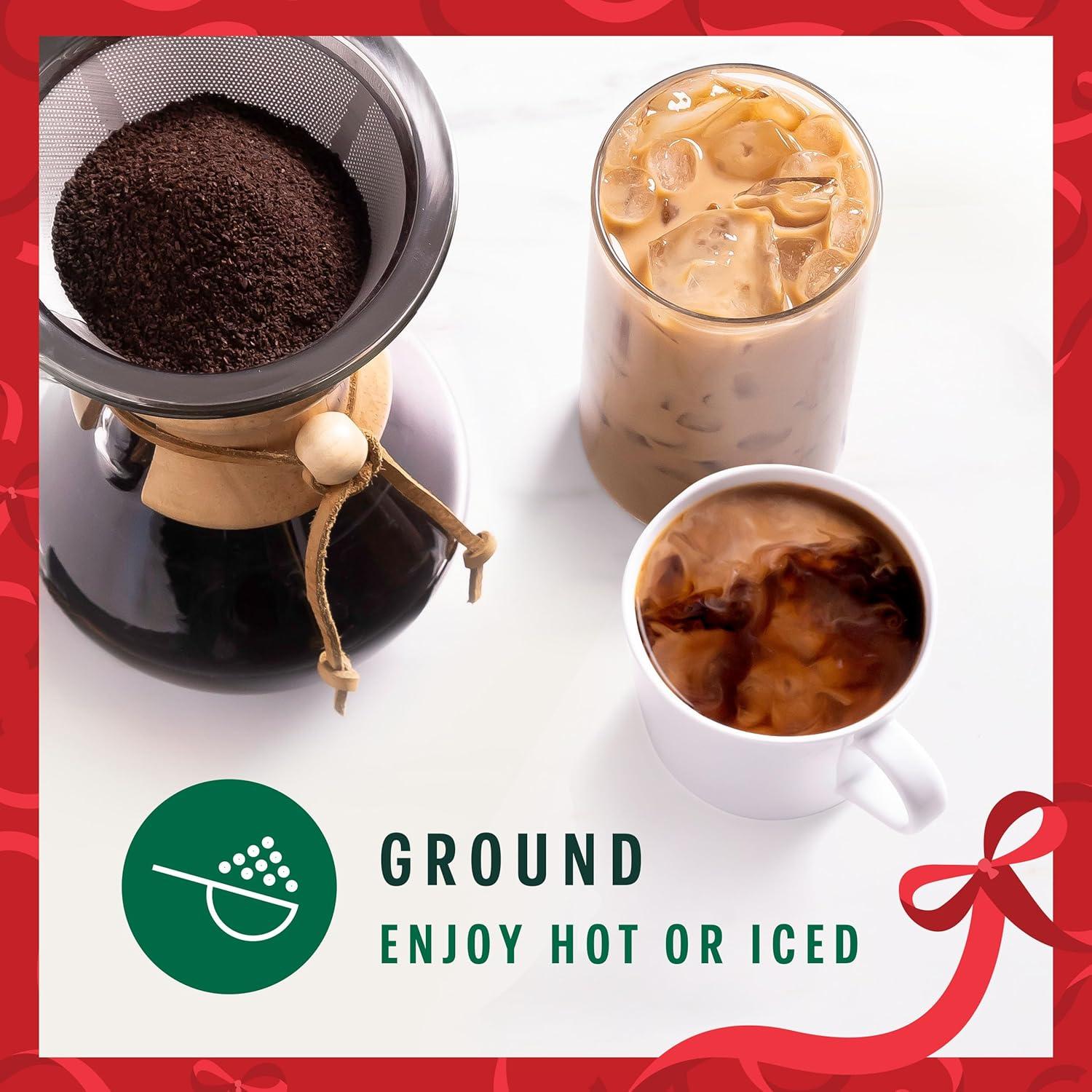 imageStarbucks Ground Coffee Medium Roast Coffee Decaf Pike Place Roast 100 Arabica 3 bags 12 oz eachHoliday Blend