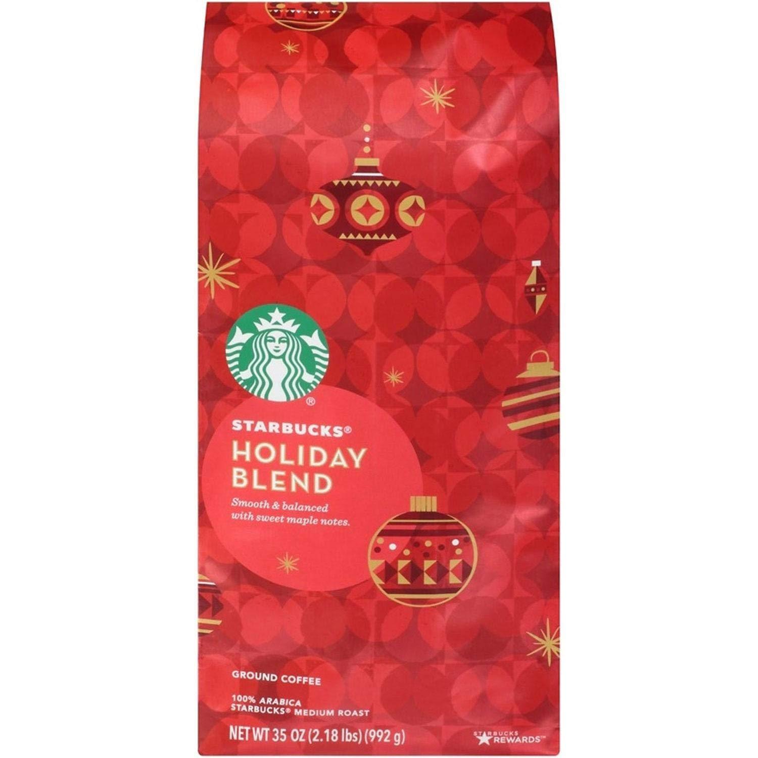 imageStarbucks Ground Coffee Medium Roast Coffee Decaf Pike Place Roast 100 Arabica 3 bags 12 oz eachHoliday Blend