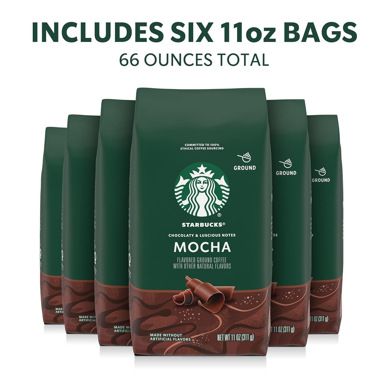 imageStarbucks Ground Coffee Medium Roast Coffee Decaf Pike Place Roast 100 Arabica 3 bags 12 oz eachMocha