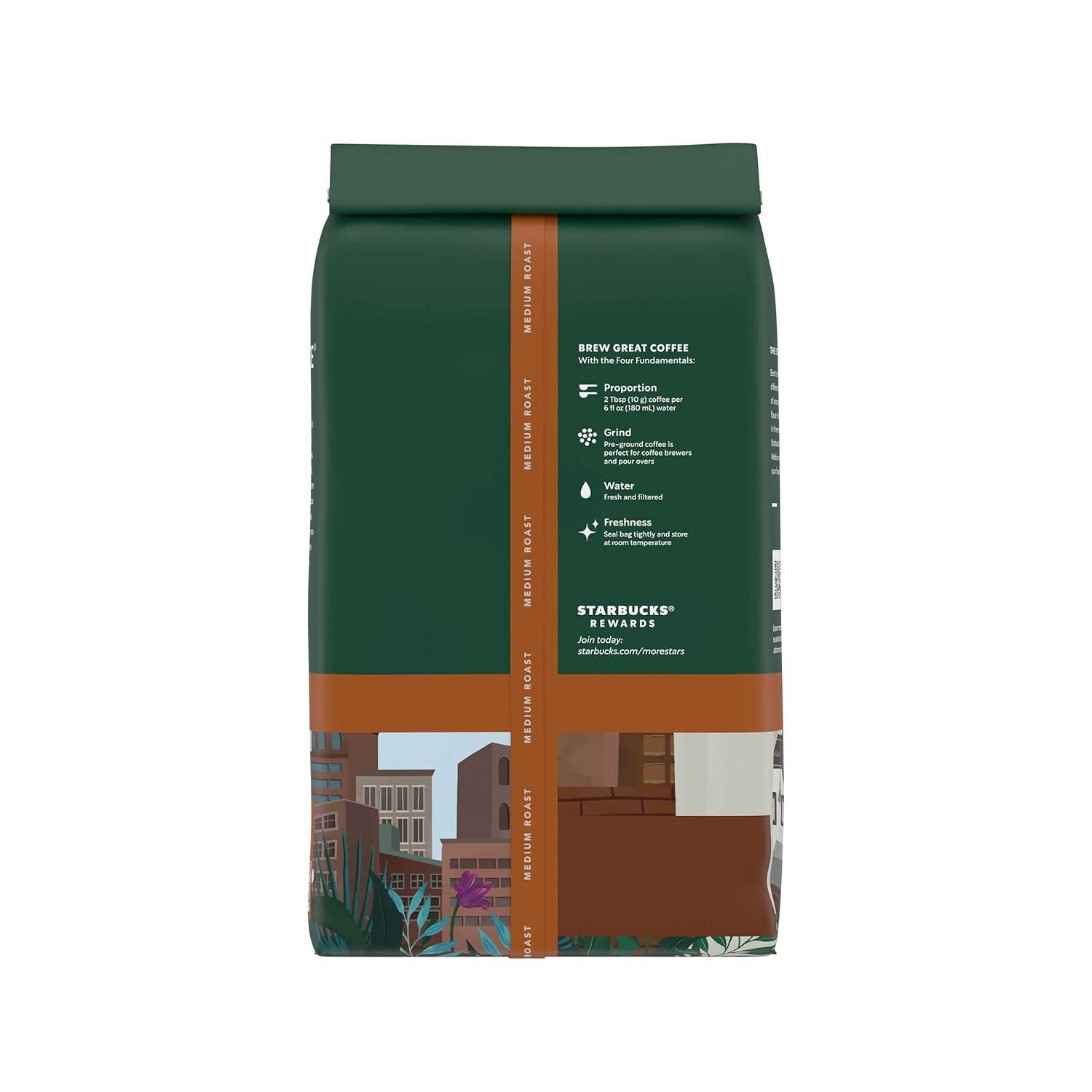imageStarbucks Ground Coffee Medium Roast Coffee Decaf Pike Place Roast 100 Arabica 3 bags 12 oz eachPike Place Roast