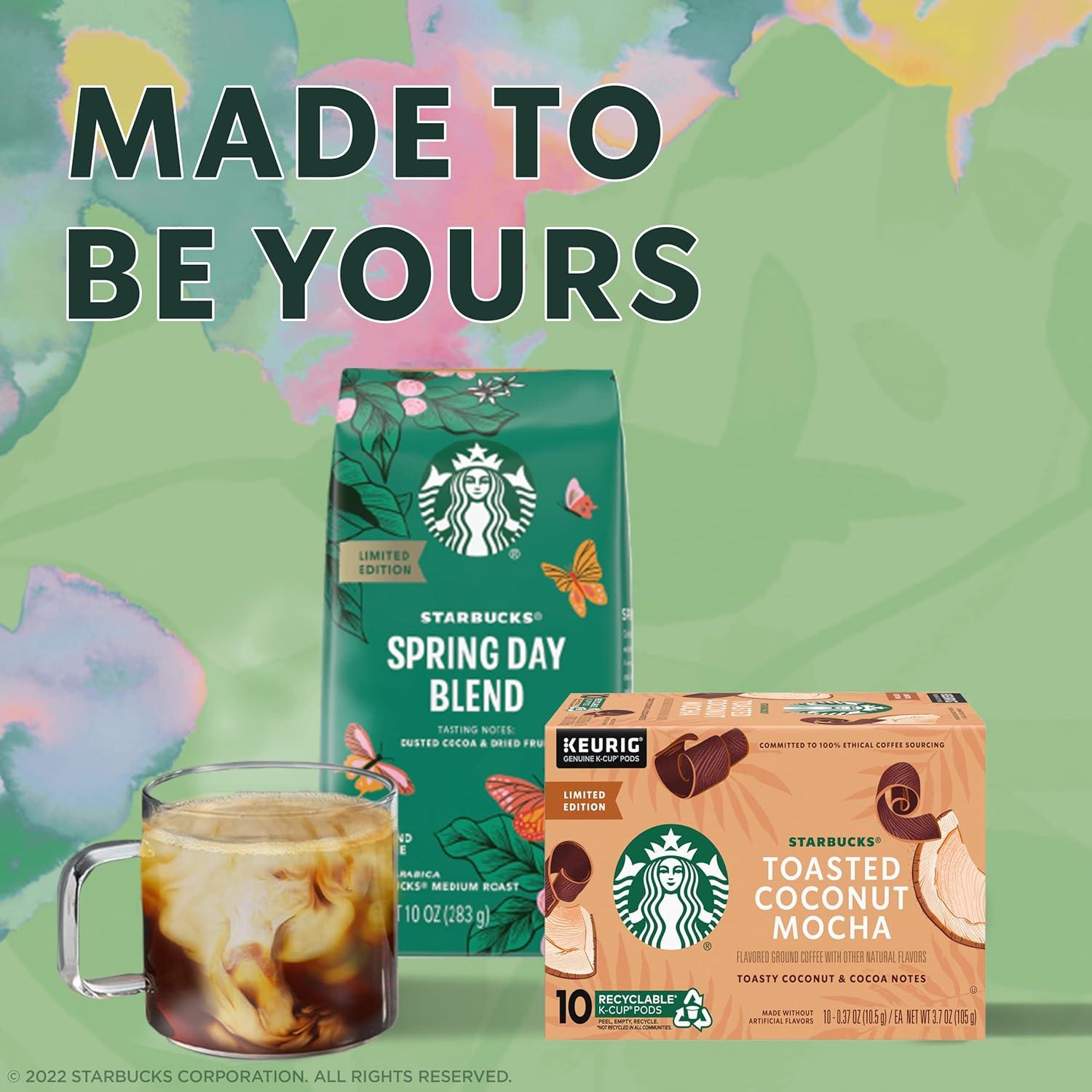 imageStarbucks Ground Coffee Medium Roast Coffee Decaf Pike Place Roast 100 Arabica 3 bags 12 oz eachSpring Day Blend