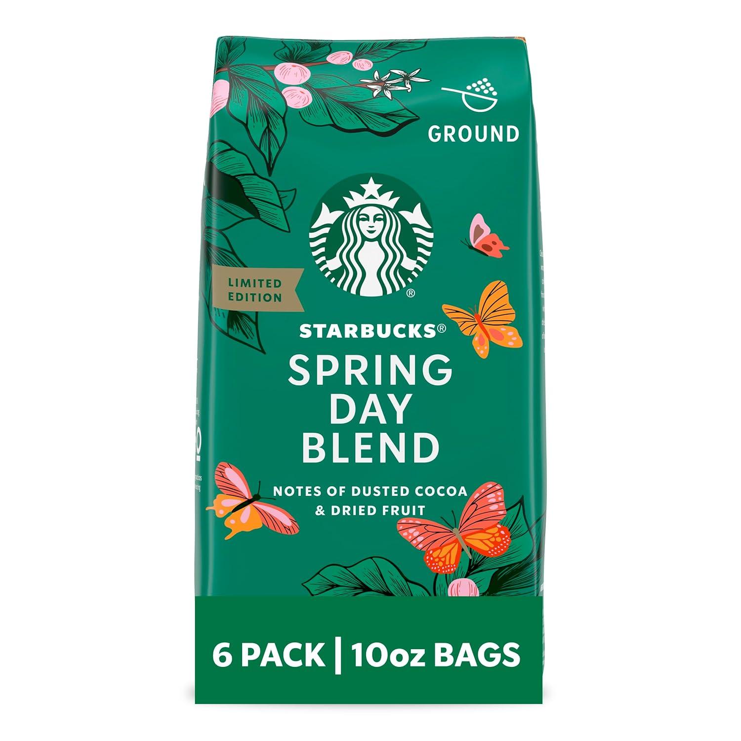 imageStarbucks Ground Coffee Medium Roast Coffee Decaf Pike Place Roast 100 Arabica 3 bags 12 oz eachSpring Day Blend