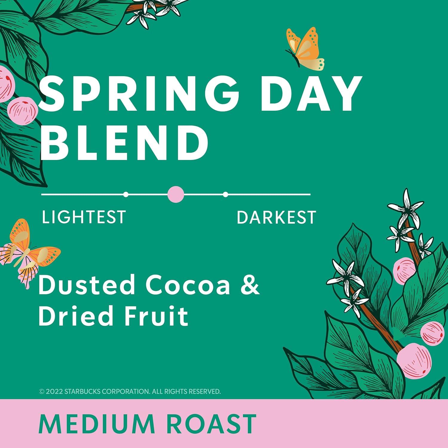 imageStarbucks Ground Coffee Medium Roast Coffee Decaf Pike Place Roast 100 Arabica 3 bags 12 oz eachSpring Day Blend