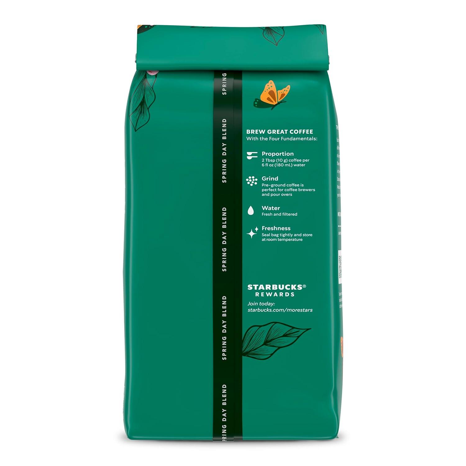 imageStarbucks Ground Coffee Medium Roast Coffee Decaf Pike Place Roast 100 Arabica 3 bags 12 oz eachSpring Day Blend