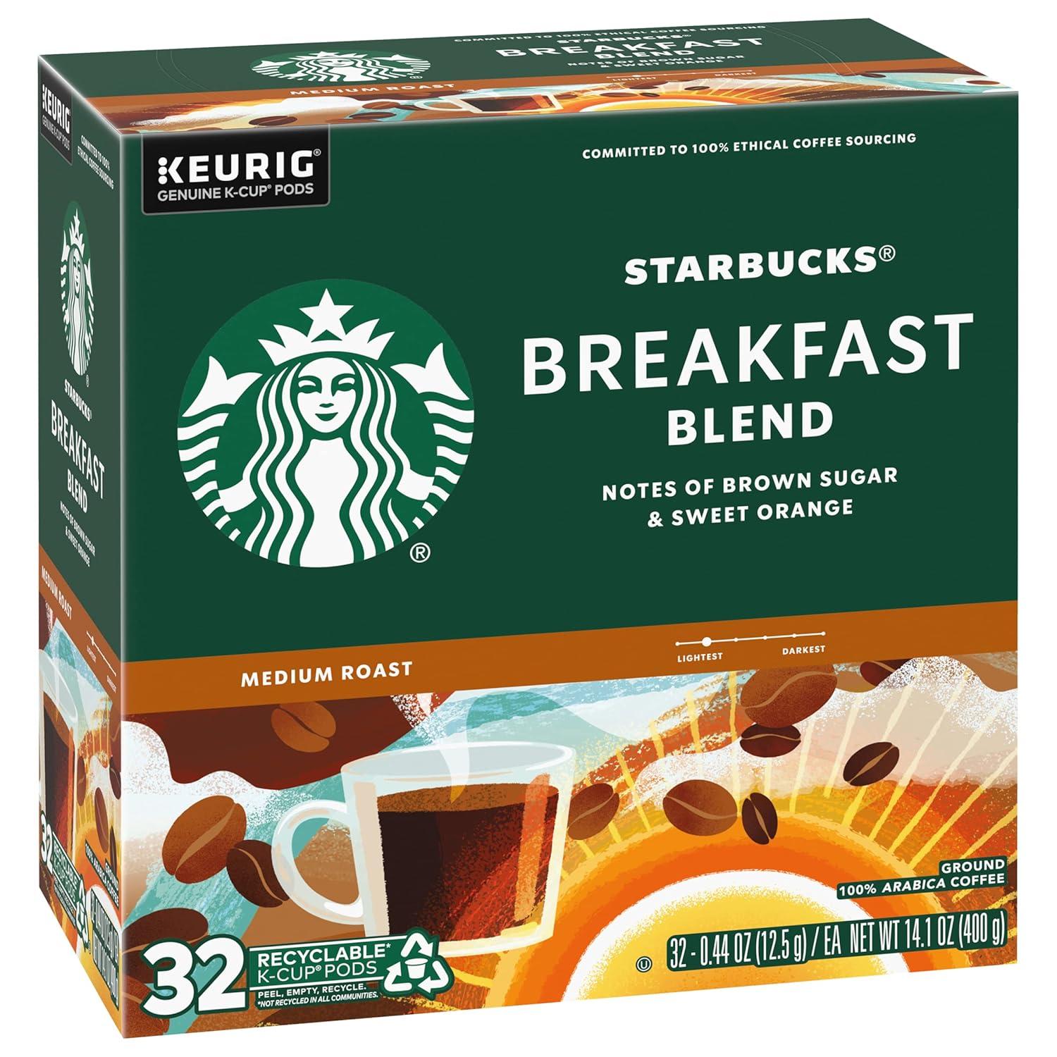 imageStarbucks KCup Coffee Pods Flavored Hot Cocoa Classic Hot Cocoa 60 Keurig PodsBreakfast Blend