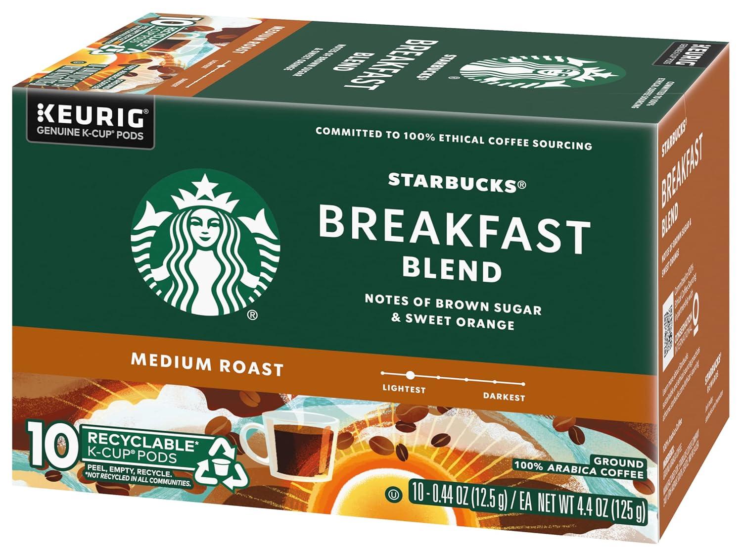 imageStarbucks KCup Coffee Pods Flavored Hot Cocoa Classic Hot Cocoa 60 Keurig PodsBreakfast Blend