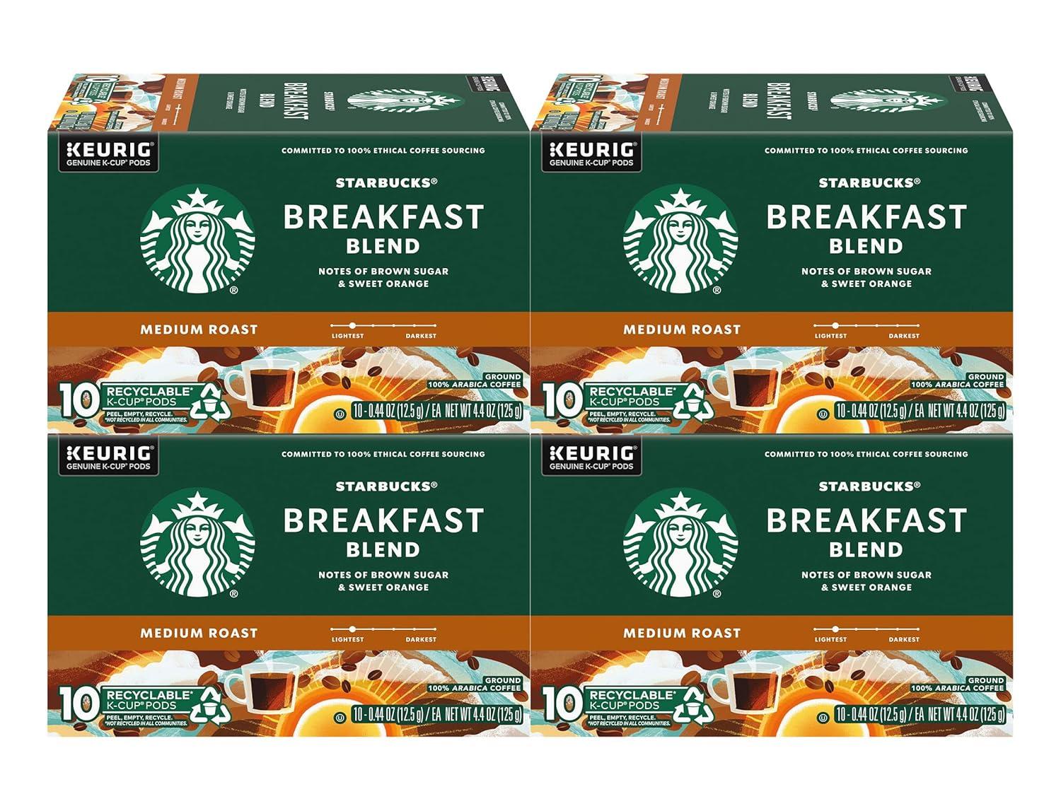 imageStarbucks KCup Coffee Pods Flavored Hot Cocoa Classic Hot Cocoa 60 Keurig PodsBreakfast Blend