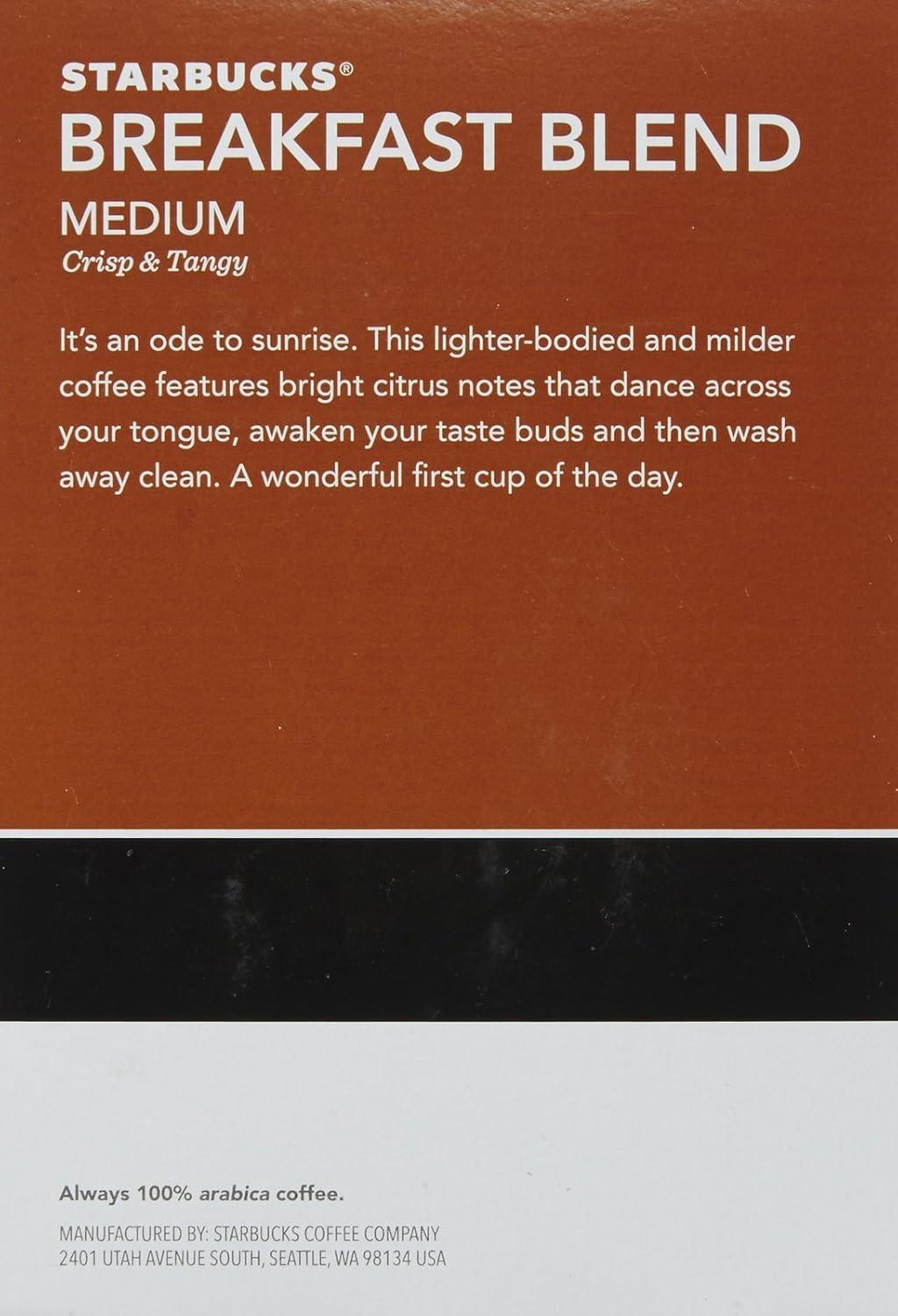 imageStarbucks KCup Coffee Pods Flavored Hot Cocoa Classic Hot Cocoa 60 Keurig PodsBreakfast Blend