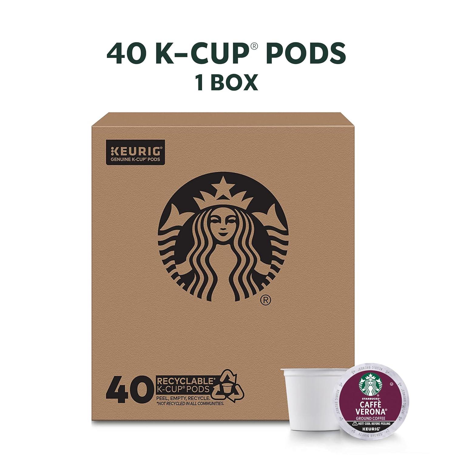 imageStarbucks KCup Coffee Pods Flavored Hot Cocoa Classic Hot Cocoa 60 Keurig PodsCaff Verona
