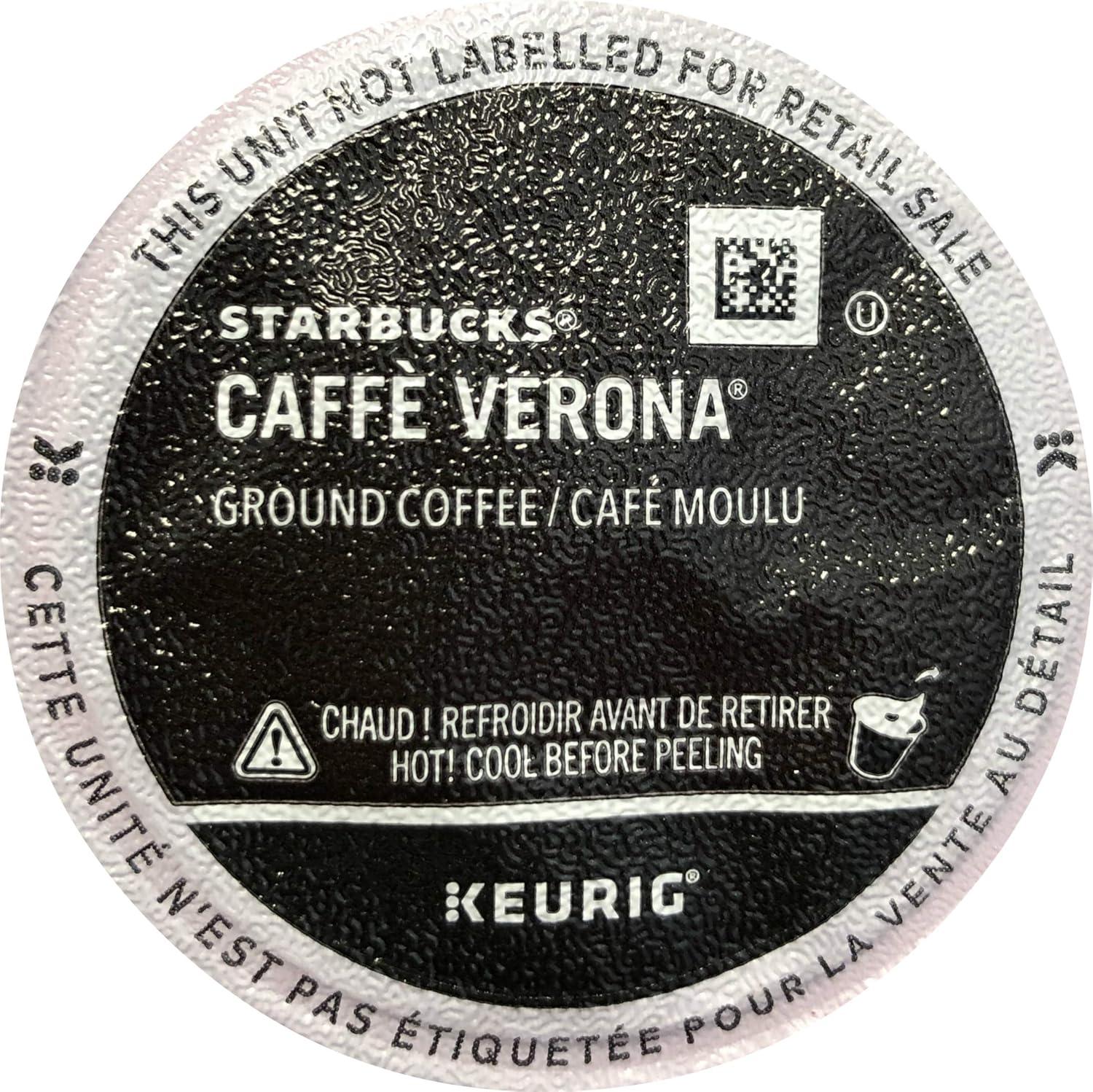 imageStarbucks KCup Coffee Pods Flavored Hot Cocoa Classic Hot Cocoa 60 Keurig PodsCaff Verona