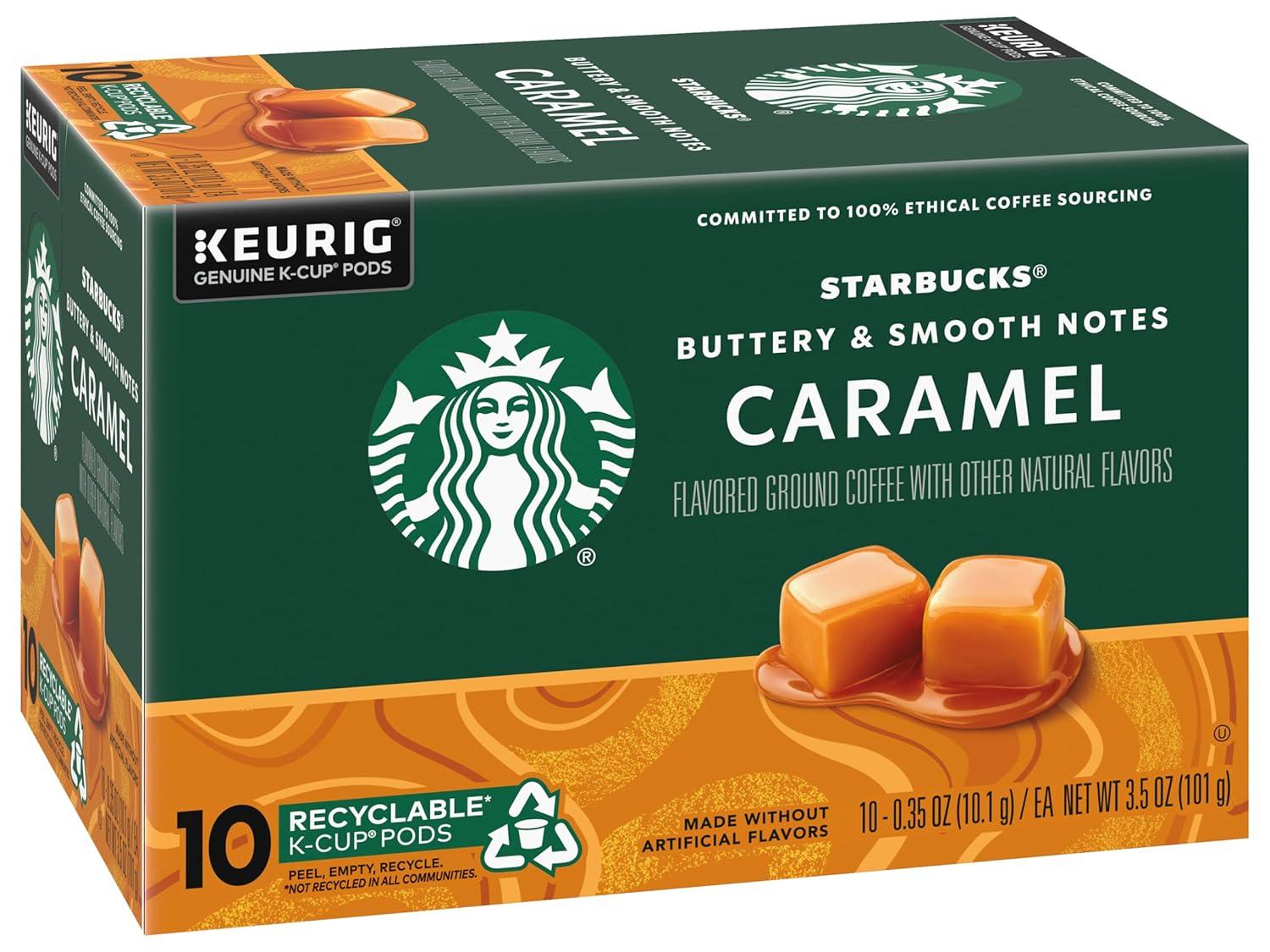 imageStarbucks KCup Coffee Pods Flavored Hot Cocoa Classic Hot Cocoa 60 Keurig PodsCaramel
