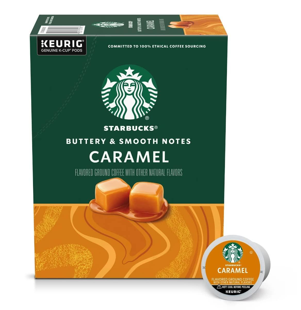 imageStarbucks KCup Coffee Pods Flavored Hot Cocoa Classic Hot Cocoa 60 Keurig PodsCaramel