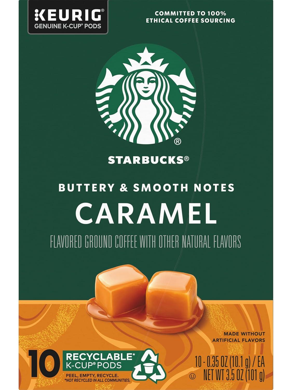imageStarbucks KCup Coffee Pods Flavored Hot Cocoa Classic Hot Cocoa 60 Keurig PodsCaramel