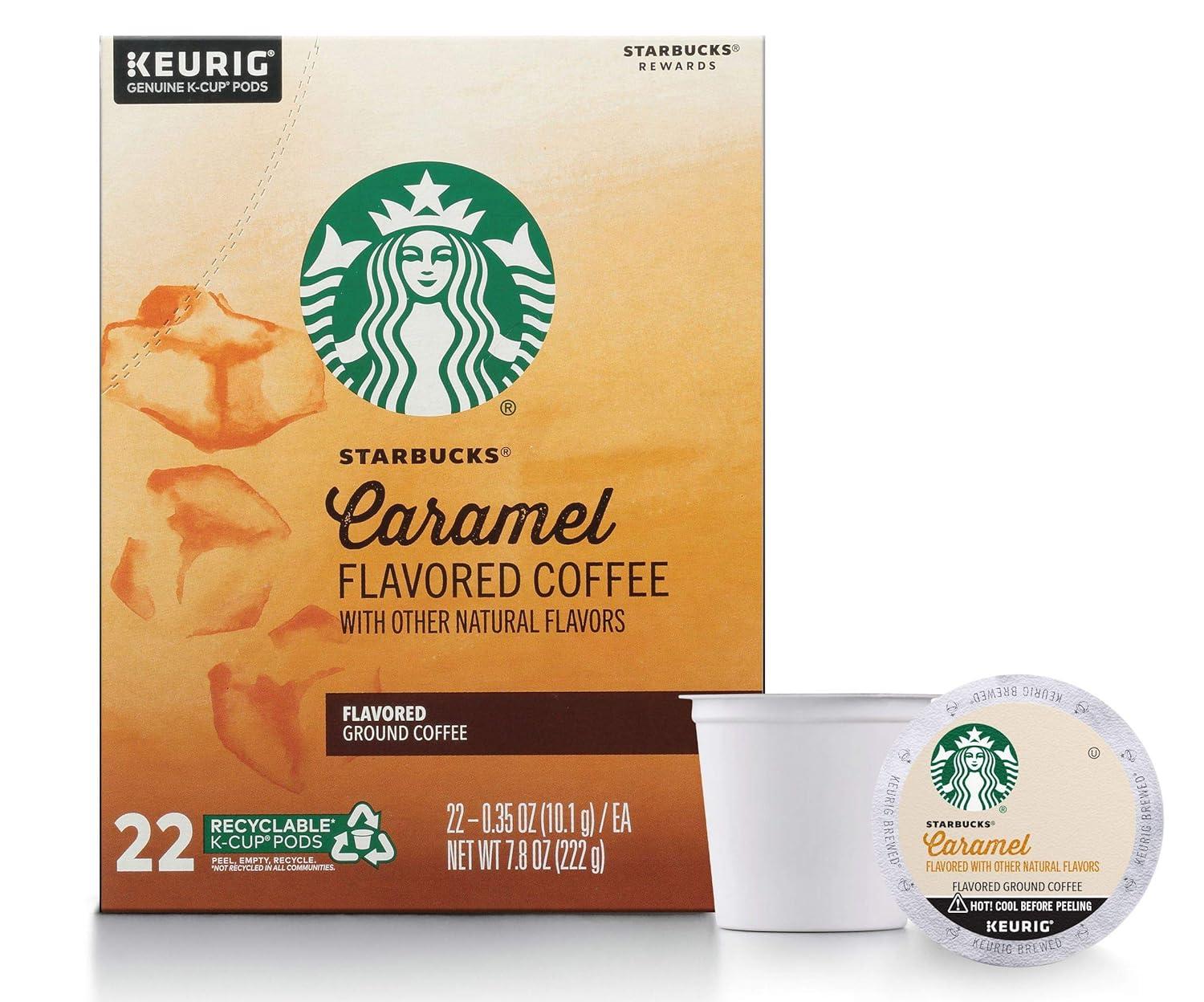 imageStarbucks KCup Coffee Pods Flavored Hot Cocoa Classic Hot Cocoa 60 Keurig PodsCaramel