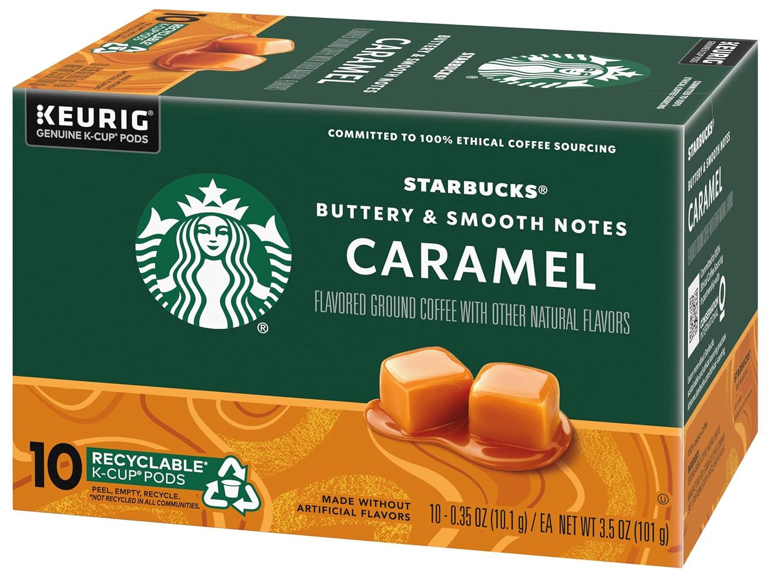 imageStarbucks KCup Coffee Pods Flavored Hot Cocoa Classic Hot Cocoa 60 Keurig PodsCaramel