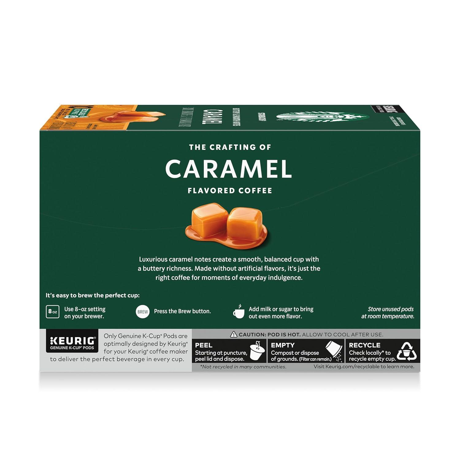 imageStarbucks KCup Coffee Pods Flavored Hot Cocoa Classic Hot Cocoa 60 Keurig PodsCaramel