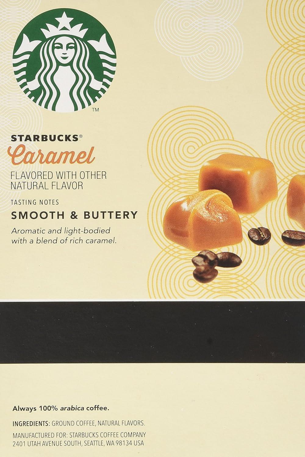imageStarbucks KCup Coffee Pods Flavored Hot Cocoa Classic Hot Cocoa 60 Keurig PodsCaramel