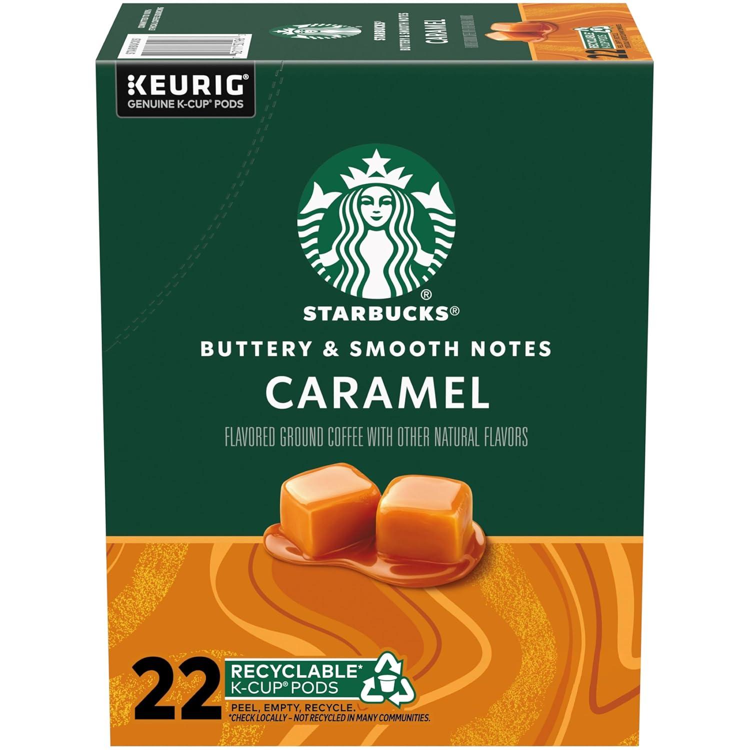 imageStarbucks KCup Coffee Pods Flavored Hot Cocoa Classic Hot Cocoa 60 Keurig PodsCaramel