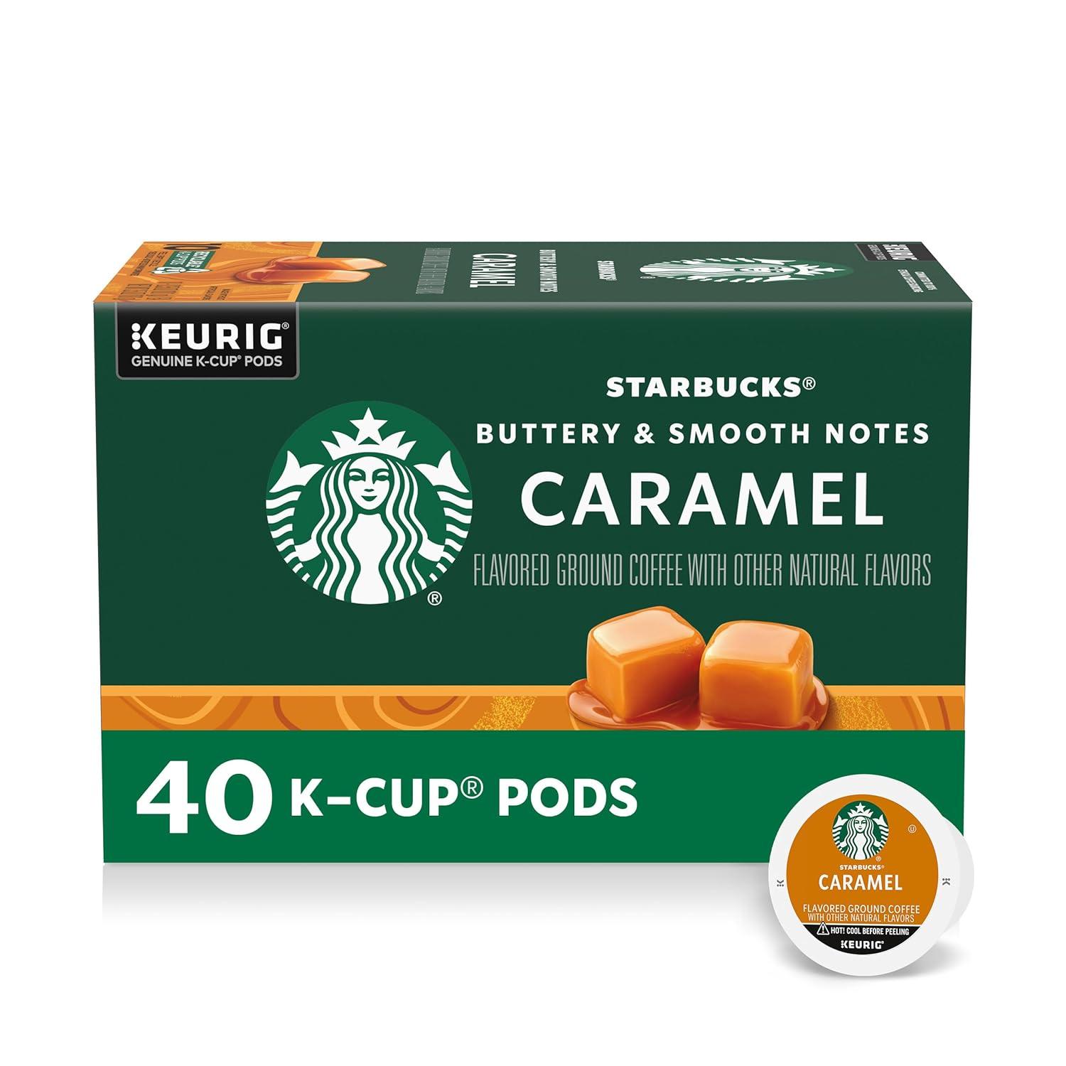 imageStarbucks KCup Coffee Pods Flavored Hot Cocoa Classic Hot Cocoa 60 Keurig PodsCaramel