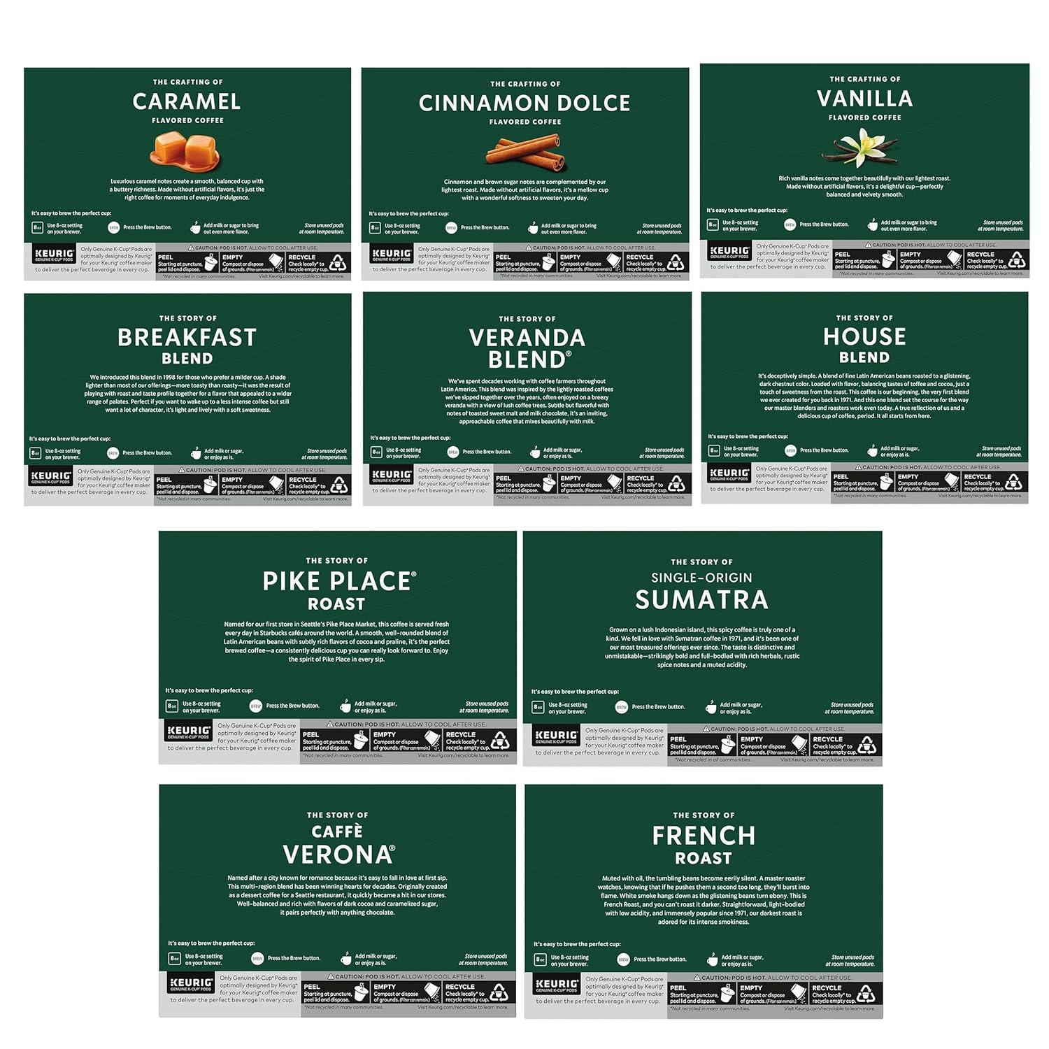 imageStarbucks KCup Coffee Pods Flavored Hot Cocoa Classic Hot Cocoa 60 Keurig PodsClassic Mix 10 Roasts