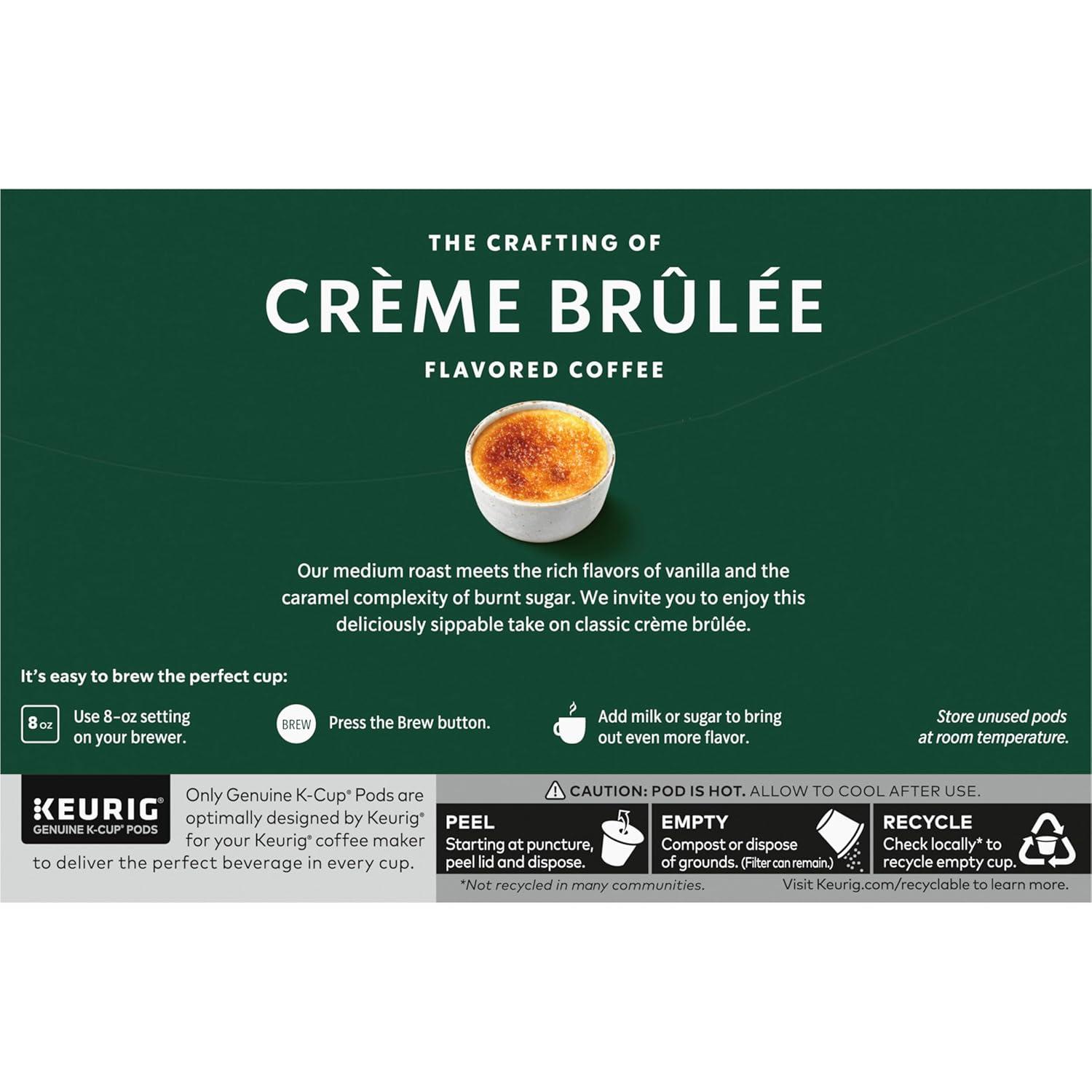 imageStarbucks KCup Coffee Pods Flavored Hot Cocoa Classic Hot Cocoa 60 Keurig PodsCrme Brulee