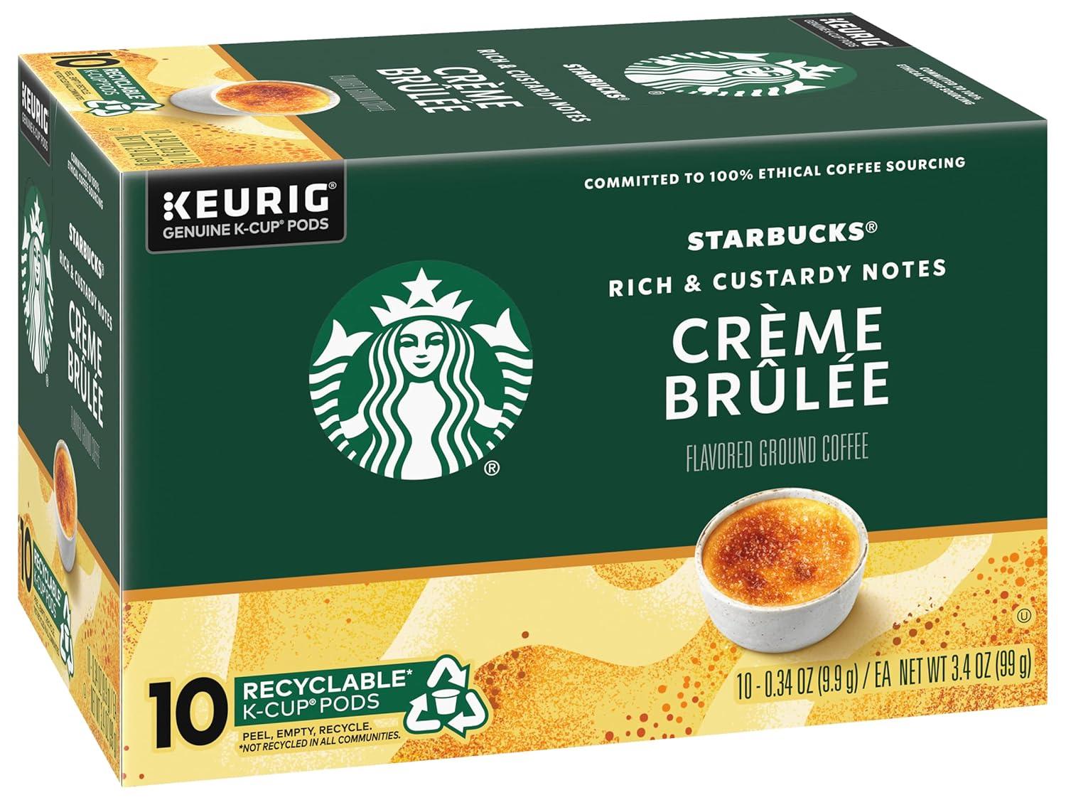 imageStarbucks KCup Coffee Pods Flavored Hot Cocoa Classic Hot Cocoa 60 Keurig PodsCrme Brulee