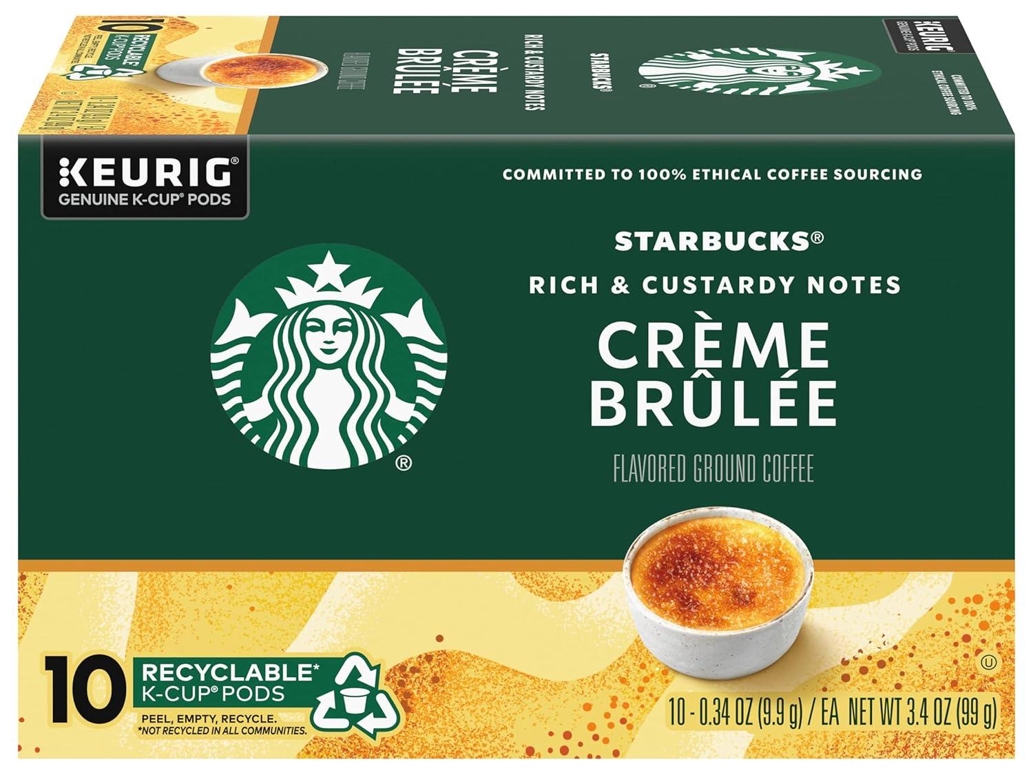 imageStarbucks KCup Coffee Pods Flavored Hot Cocoa Classic Hot Cocoa 60 Keurig PodsCrme Brulee