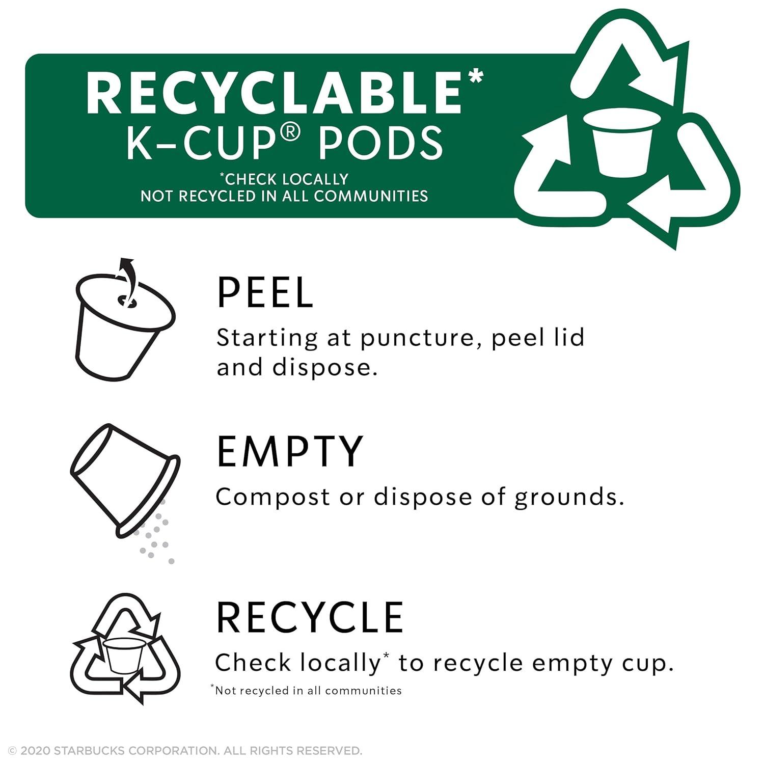 imageStarbucks KCup Coffee Pods Flavored Hot Cocoa Classic Hot Cocoa 60 Keurig PodsDark Roast