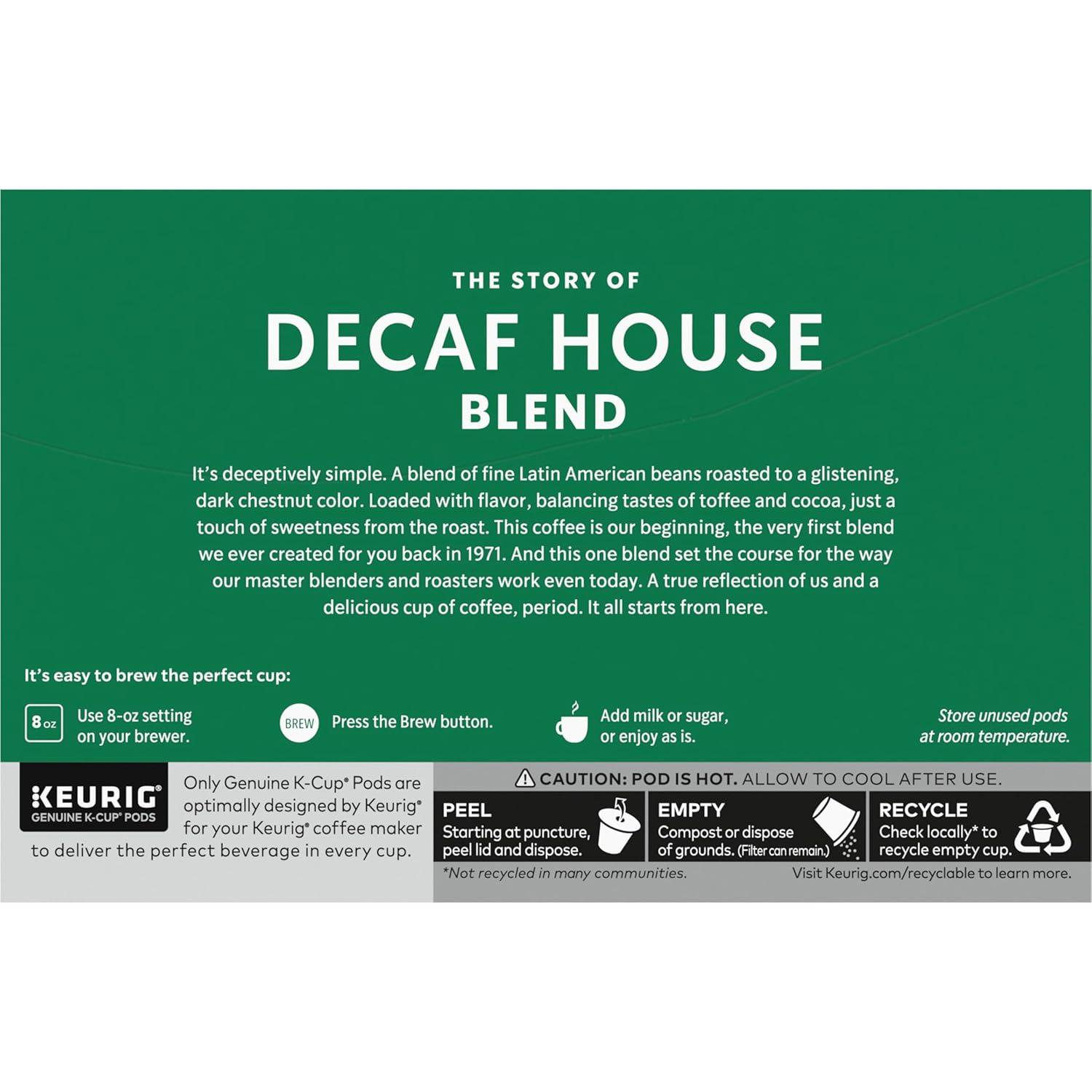 imageStarbucks KCup Coffee Pods Flavored Hot Cocoa Classic Hot Cocoa 60 Keurig PodsDecaf House