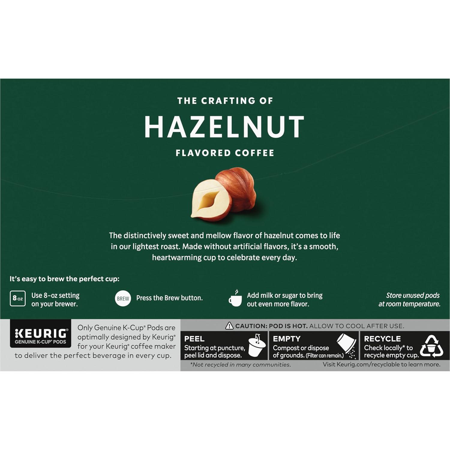 imageStarbucks KCup Coffee Pods Flavored Hot Cocoa Classic Hot Cocoa 60 Keurig PodsHazelnut
