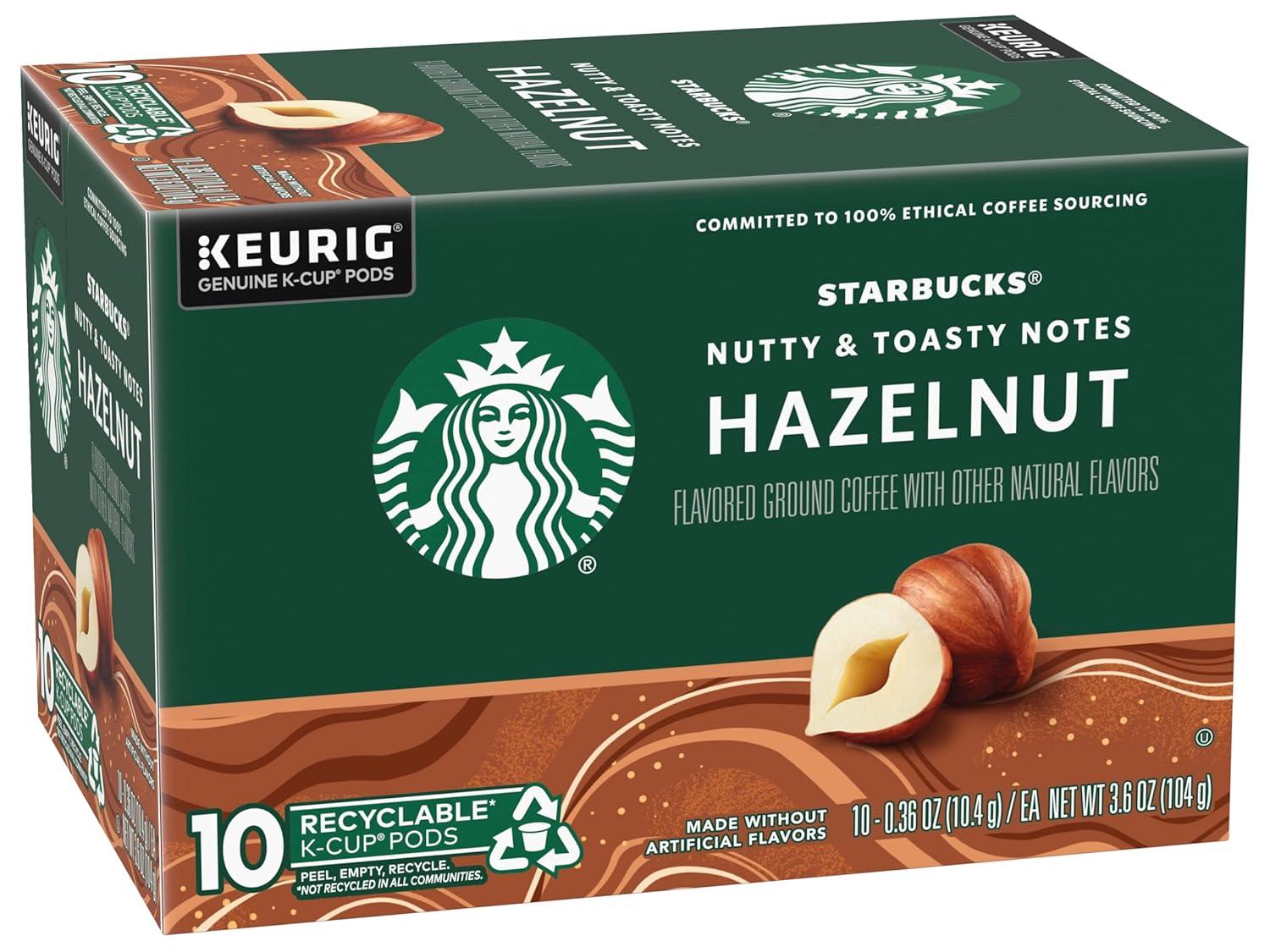imageStarbucks KCup Coffee Pods Flavored Hot Cocoa Classic Hot Cocoa 60 Keurig PodsHazelnut