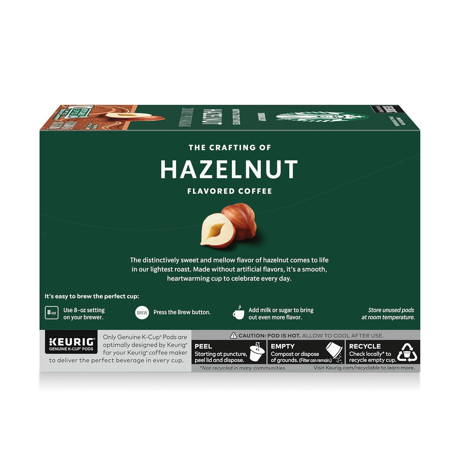 imageStarbucks KCup Coffee Pods Flavored Hot Cocoa Classic Hot Cocoa 60 Keurig PodsHazelnut