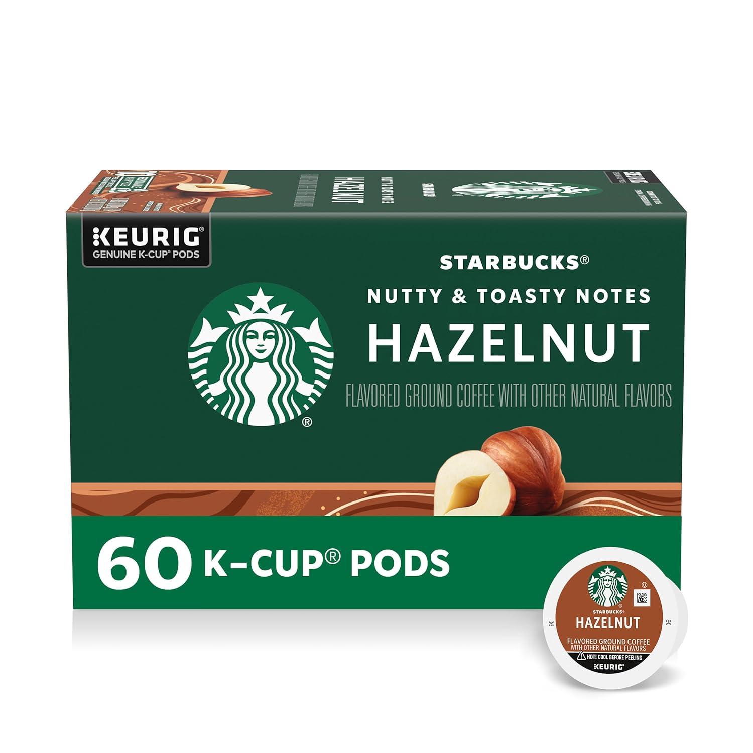 imageStarbucks KCup Coffee Pods Flavored Hot Cocoa Classic Hot Cocoa 60 Keurig PodsHazelnut