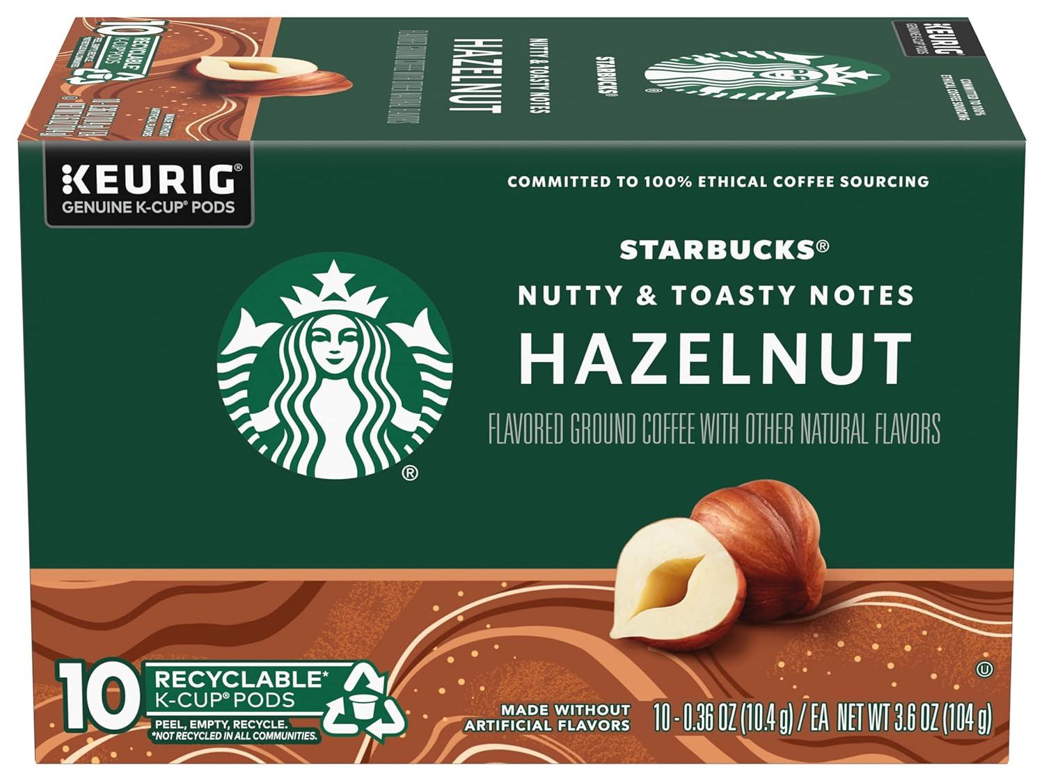 imageStarbucks KCup Coffee Pods Flavored Hot Cocoa Classic Hot Cocoa 60 Keurig PodsHazelnut