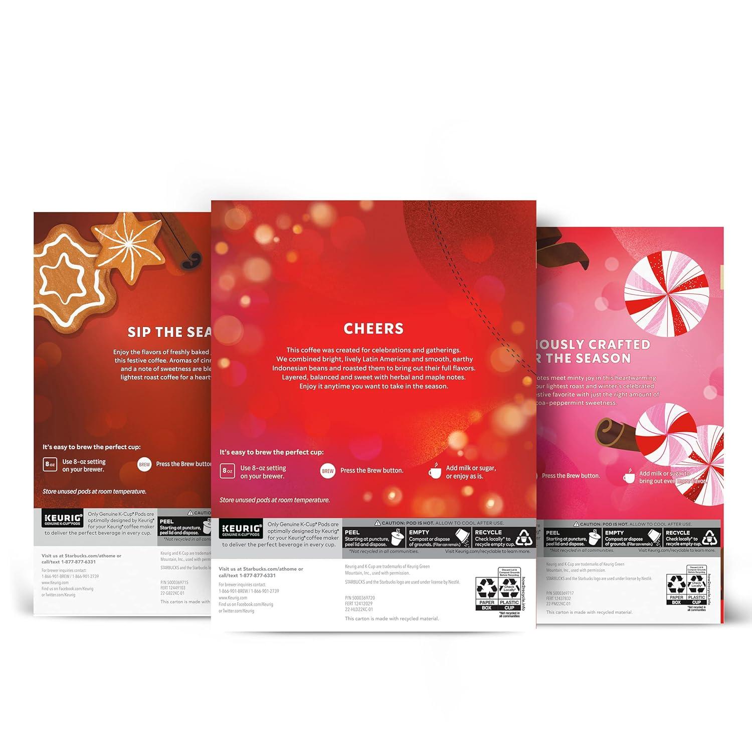 imageStarbucks KCup Coffee Pods Flavored Hot Cocoa Classic Hot Cocoa 60 Keurig PodsHoliday