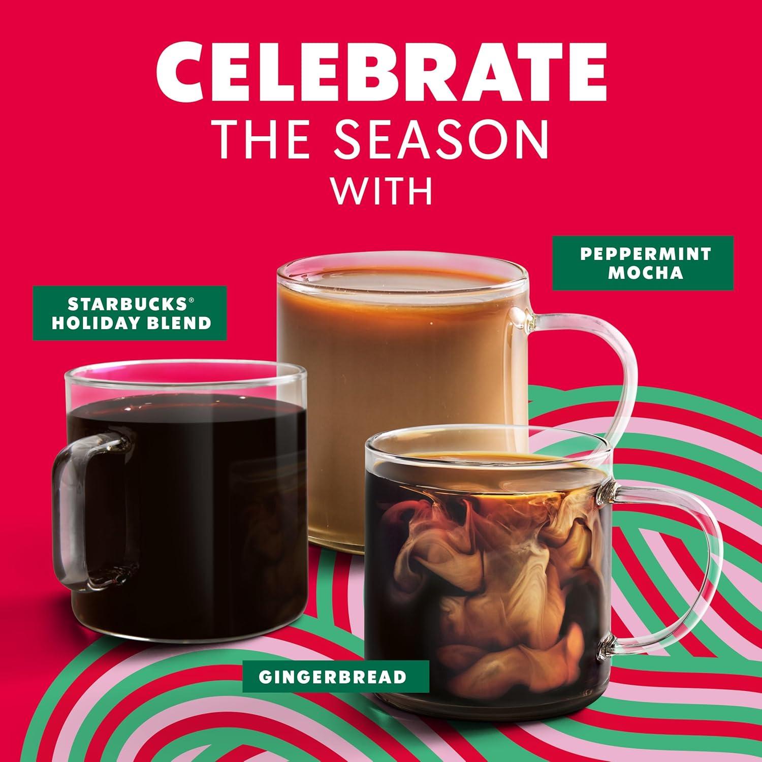 imageStarbucks KCup Coffee Pods Flavored Hot Cocoa Classic Hot Cocoa 60 Keurig PodsHoliday Blend