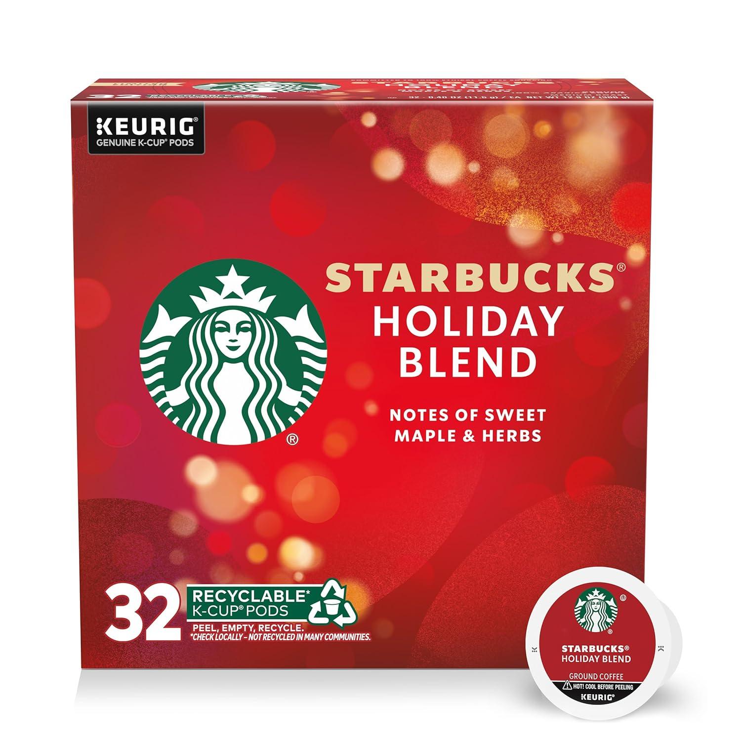 imageStarbucks KCup Coffee Pods Flavored Hot Cocoa Classic Hot Cocoa 60 Keurig PodsHoliday Blend